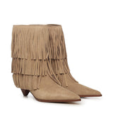 Stivale Jayla in pelle scamosciata con frange 40F5JYME6S 297 MICHAEL MICHAEL KORS