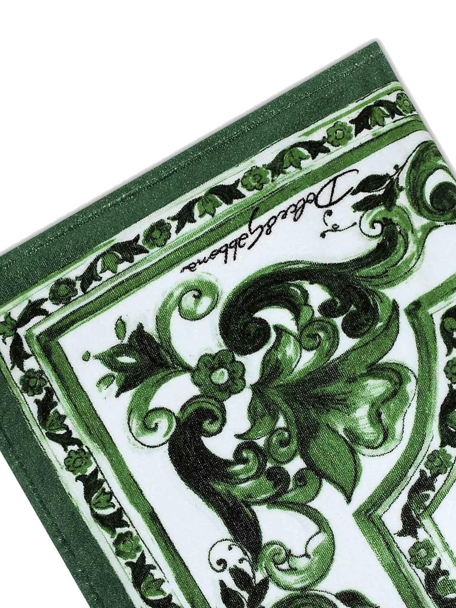 Telo da mare stampa maiolica M0A00T II7C4HV3T DOLCE & GABBANA