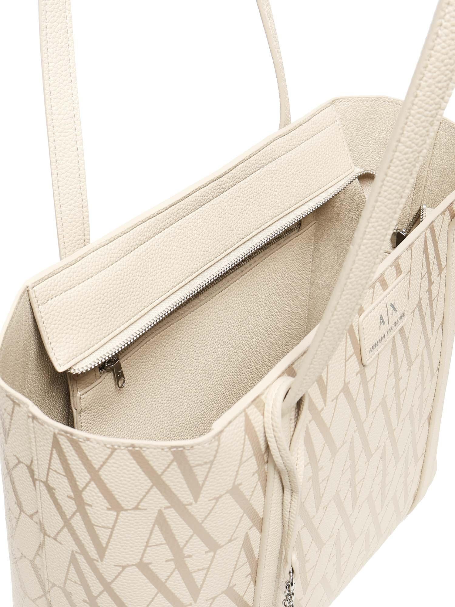 Tote Bag logo all-over XW001199 AF15325F8035 ARMANI EXCHANGE