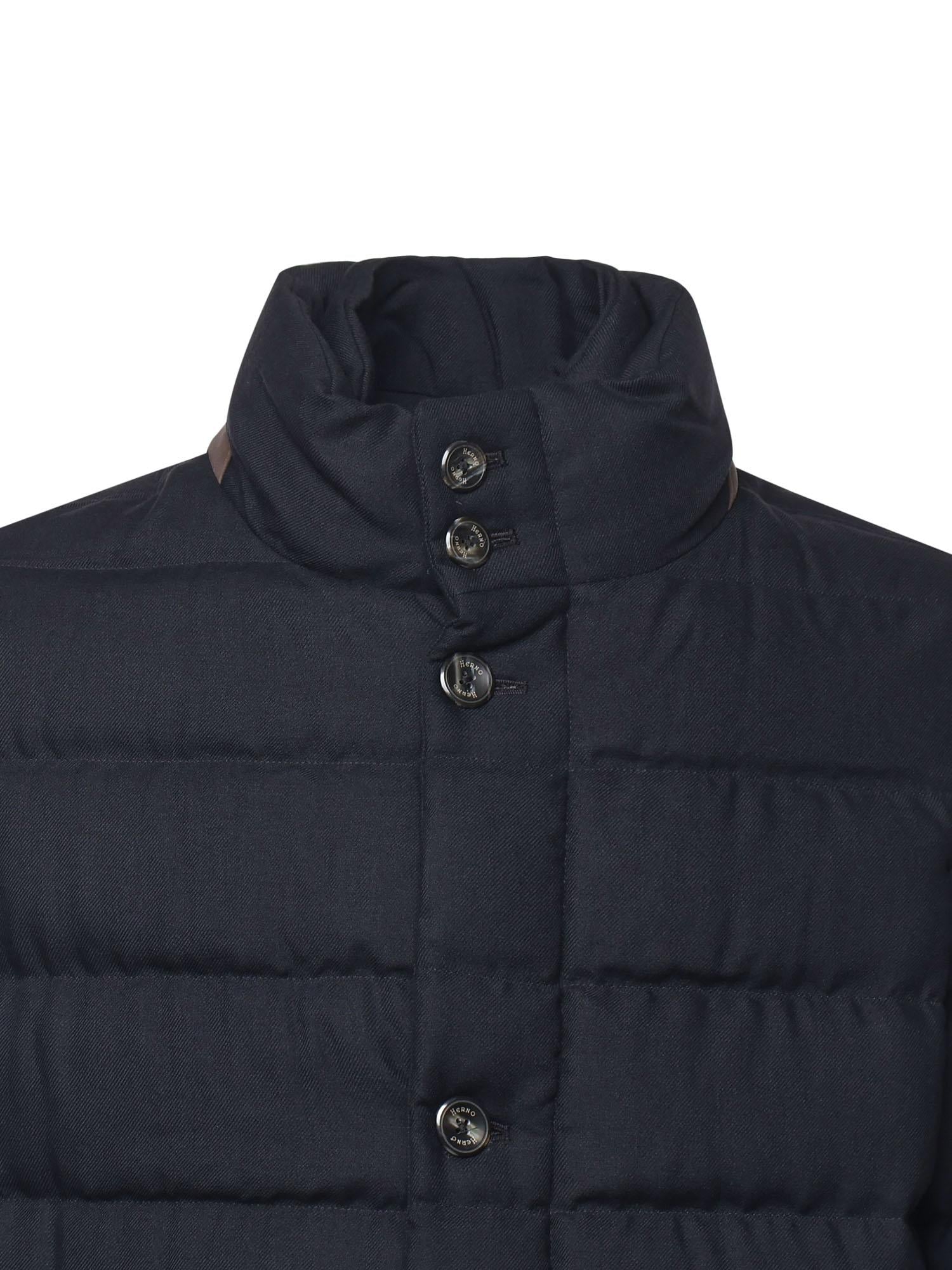 Piumino imbottito in misto lana e viscosa PI001270U 332789200 HERNO