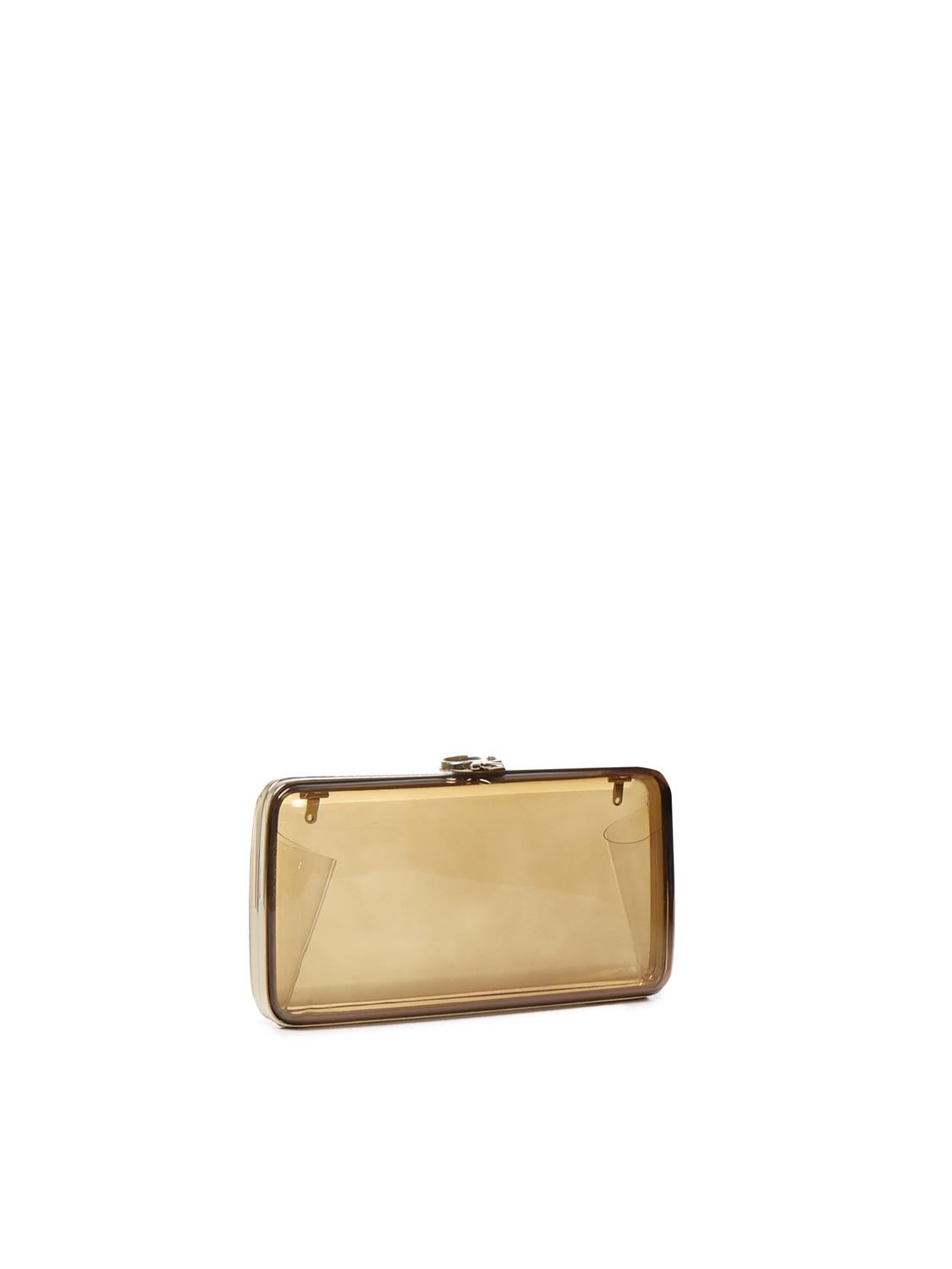 Clutch Vetra in plexiglass B00386.CLUTC.PLXMEKO CLUT.PLX C PLEXYMEKONG GIANVITO ROSSI