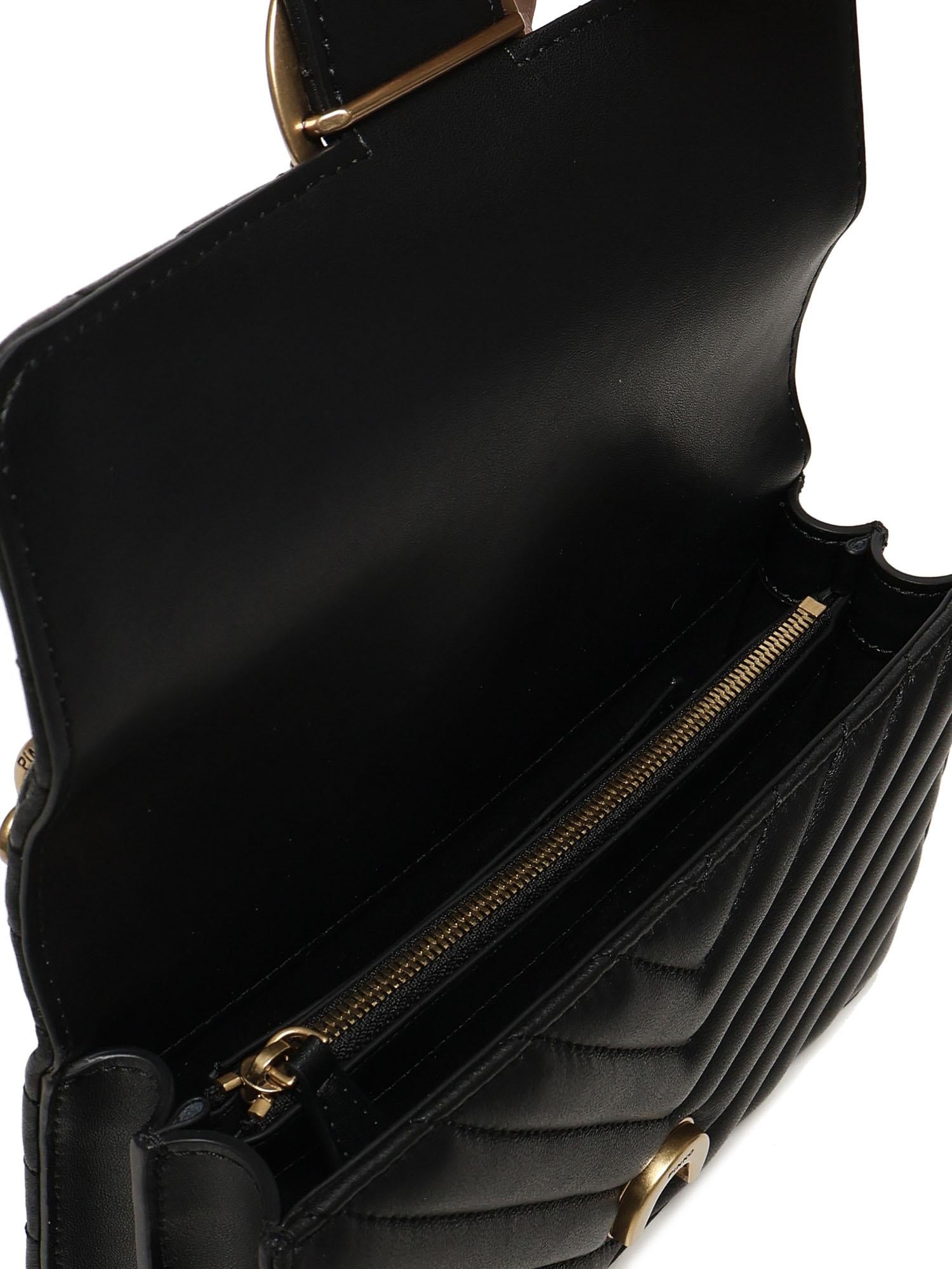 Borsa a tracolla piccola Love Bag 100074 A0GKZ99Q PINKO