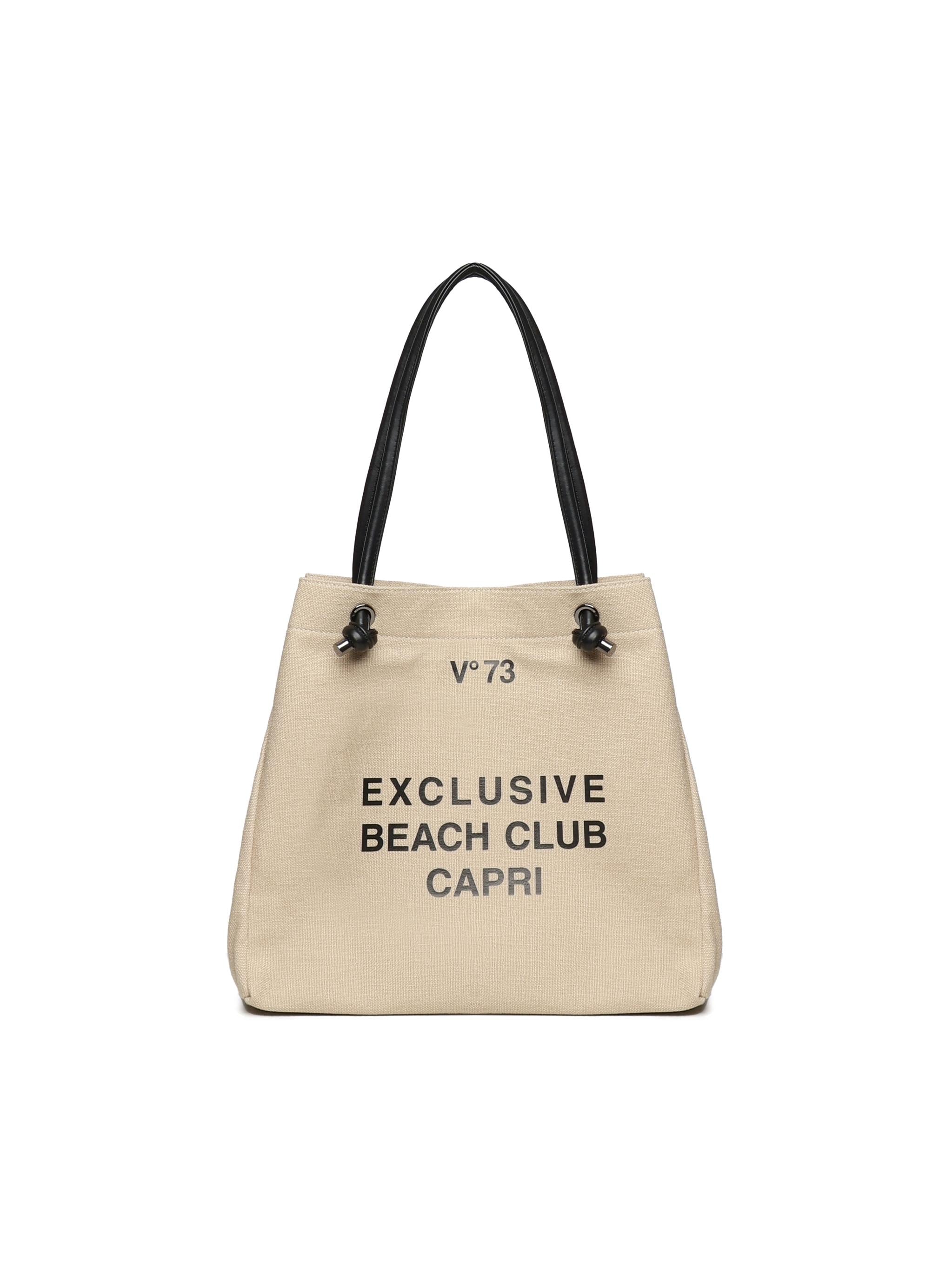 Borsa shooping Beach Club 73BS92701 BEACH CLUBNATURALE/NERO V° 73