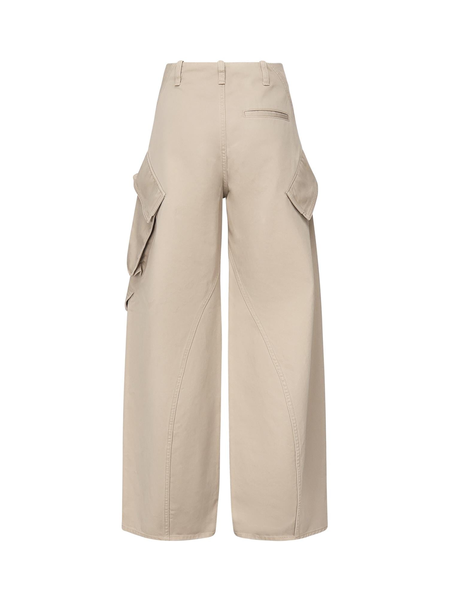 Pantaloni cargo arrotondati AA9P1203X072B 110 ALAIA