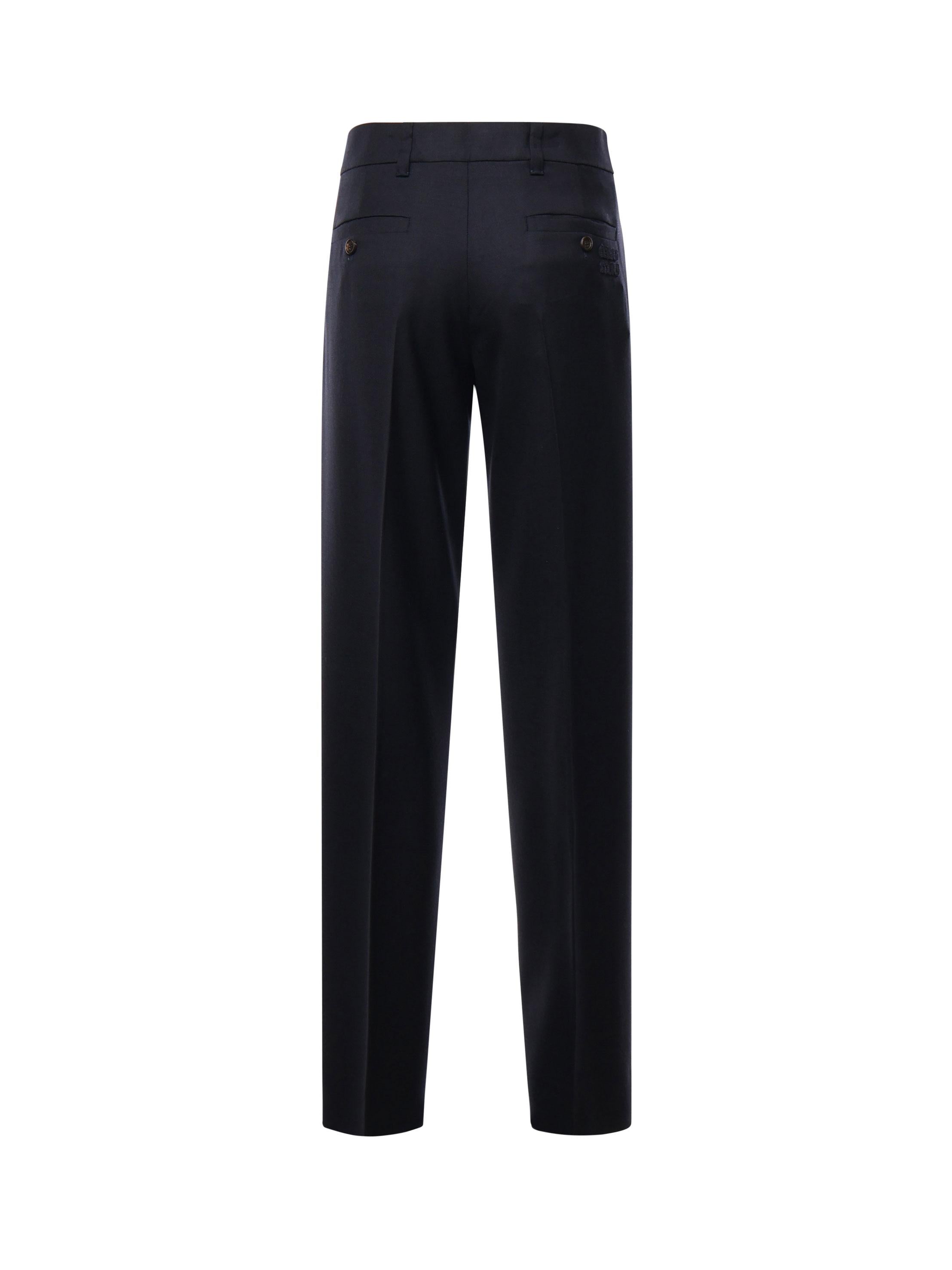 Pantaloni in gabardine MP1837 16E09F0124 MIU MIU