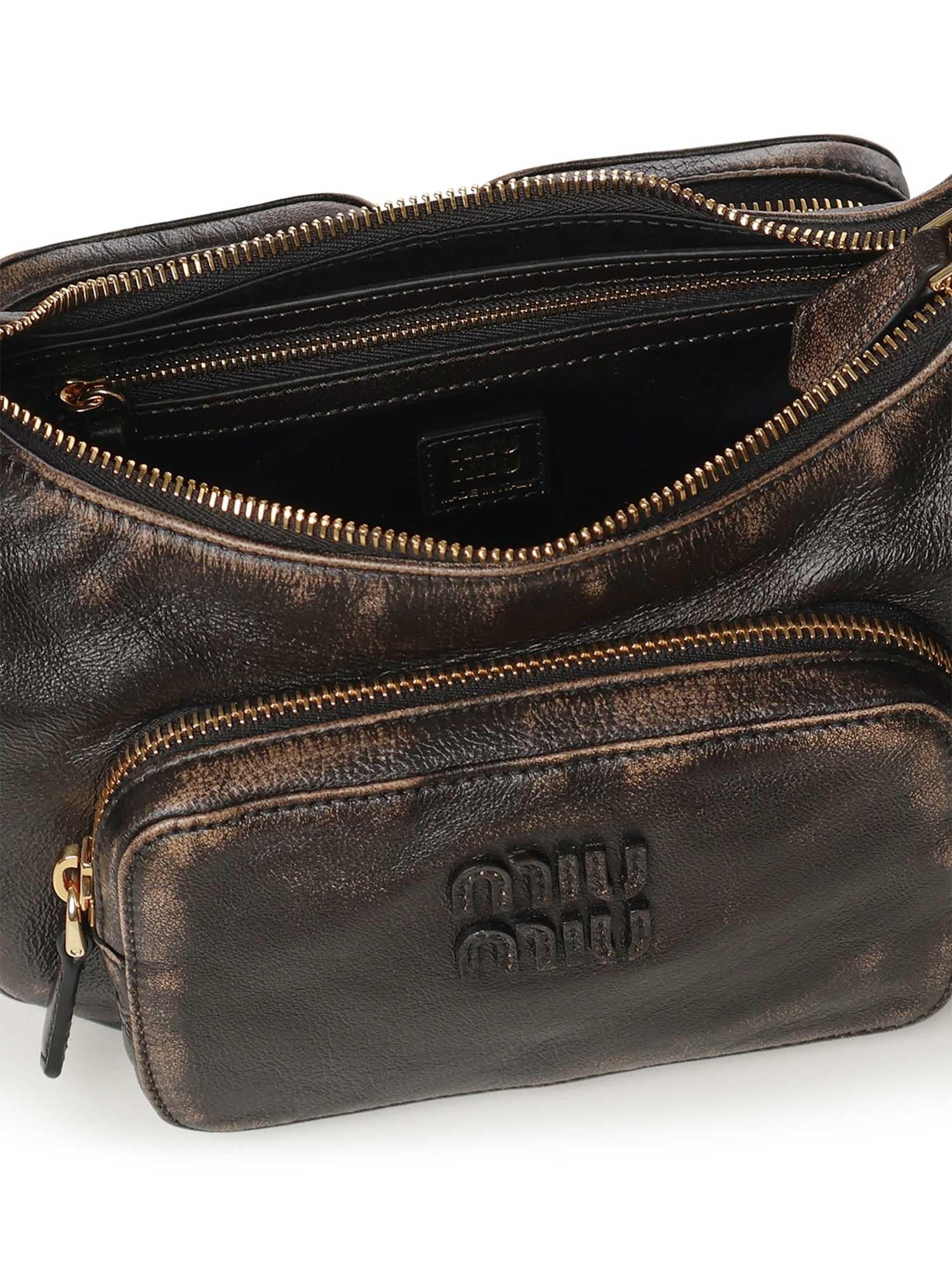 Borsa pocket in nappa 5BC188 AF8TF0201 MIU MIU