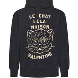 Felpa con patch Le Chat De La Maison 7V3MF28N B339RA VALENTINO GARAVANI