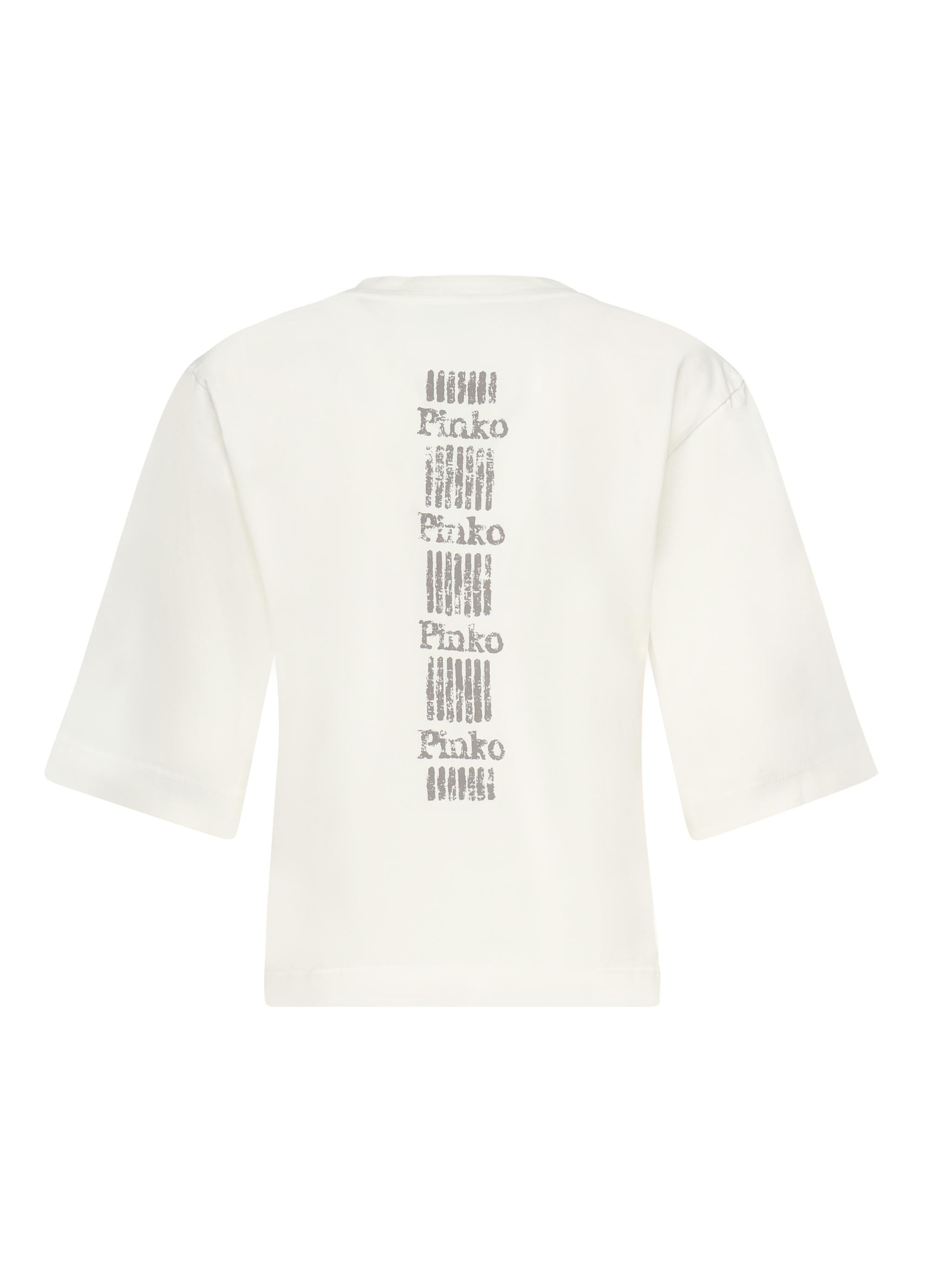 T-shirt Suez in cotone 104606 A2D0Z05 PINKO