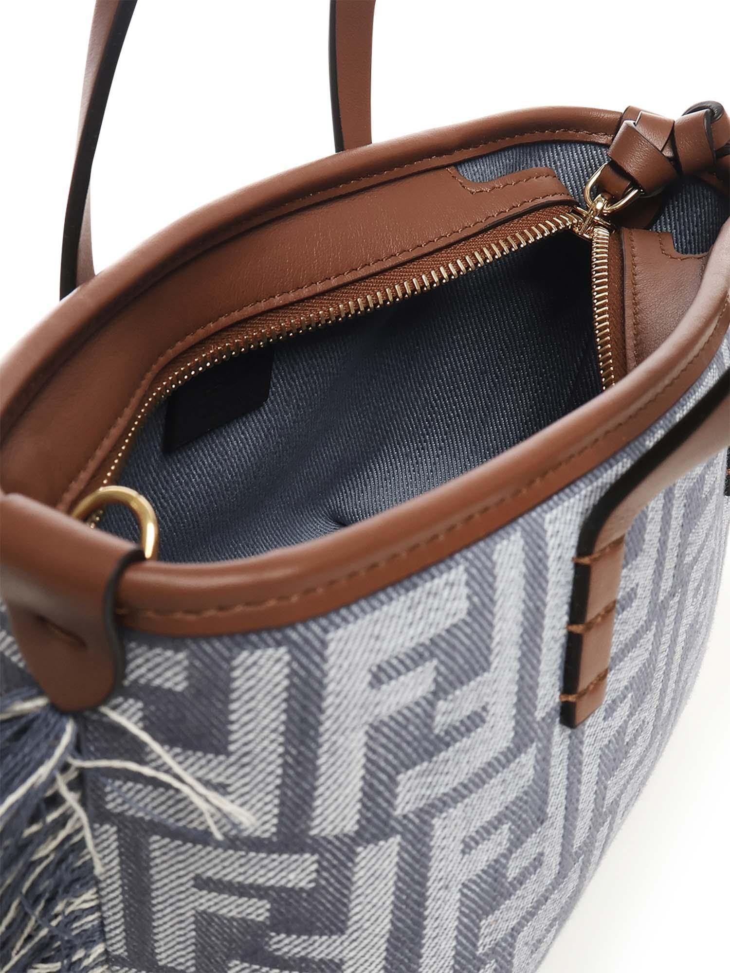 Mini bag 'Roll' FF Jacquard 8BS096 AUT4F1SXQ FENDI