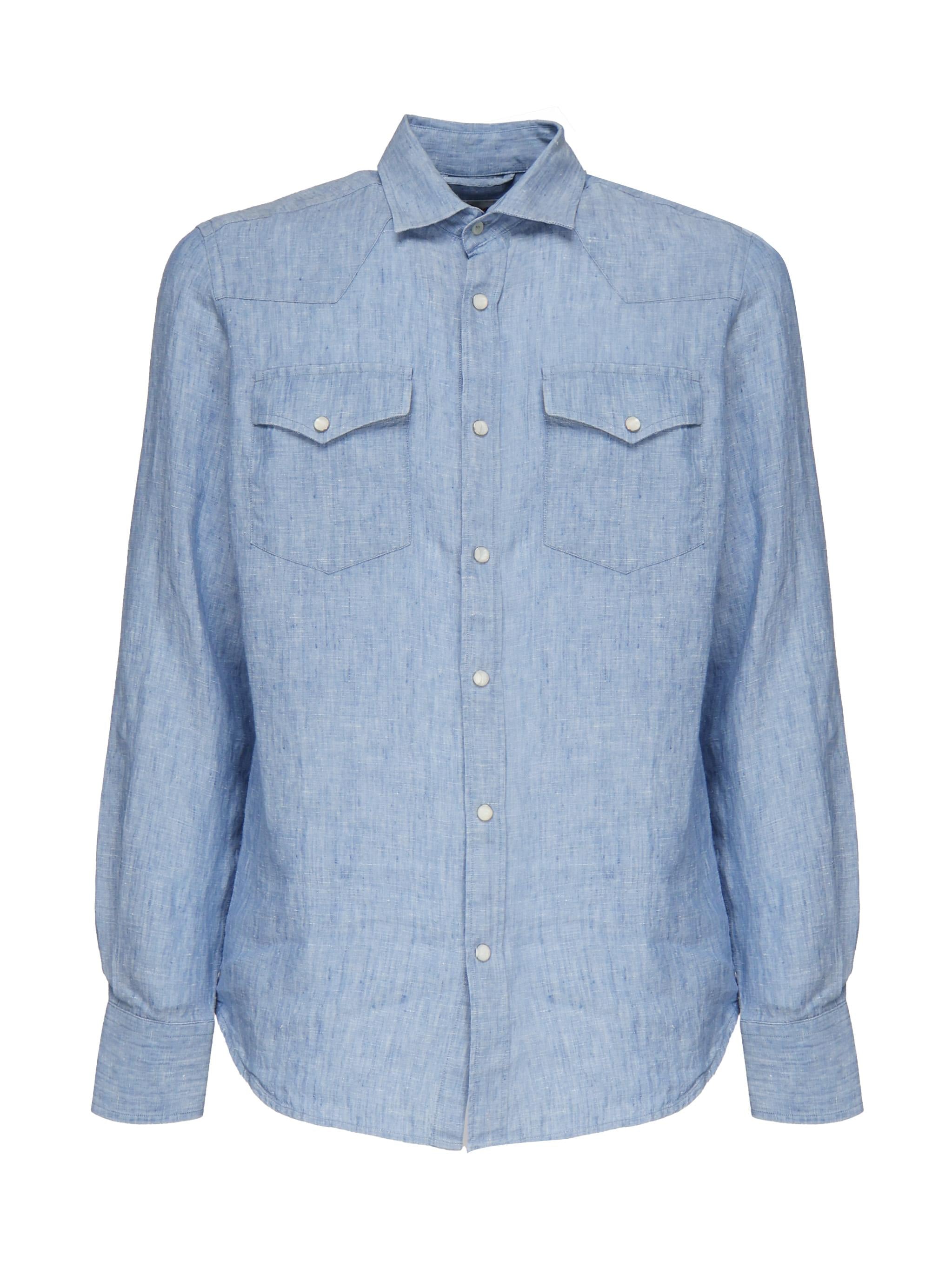 Camicia Greg in lino GRG0001 00339H MC2 SAINT BARTH