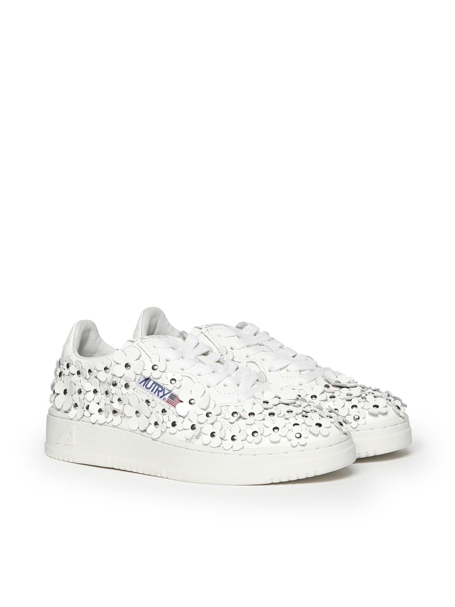 Sneakers Medalist low 'Blooming' in pelle AULW PW02 AUTRY