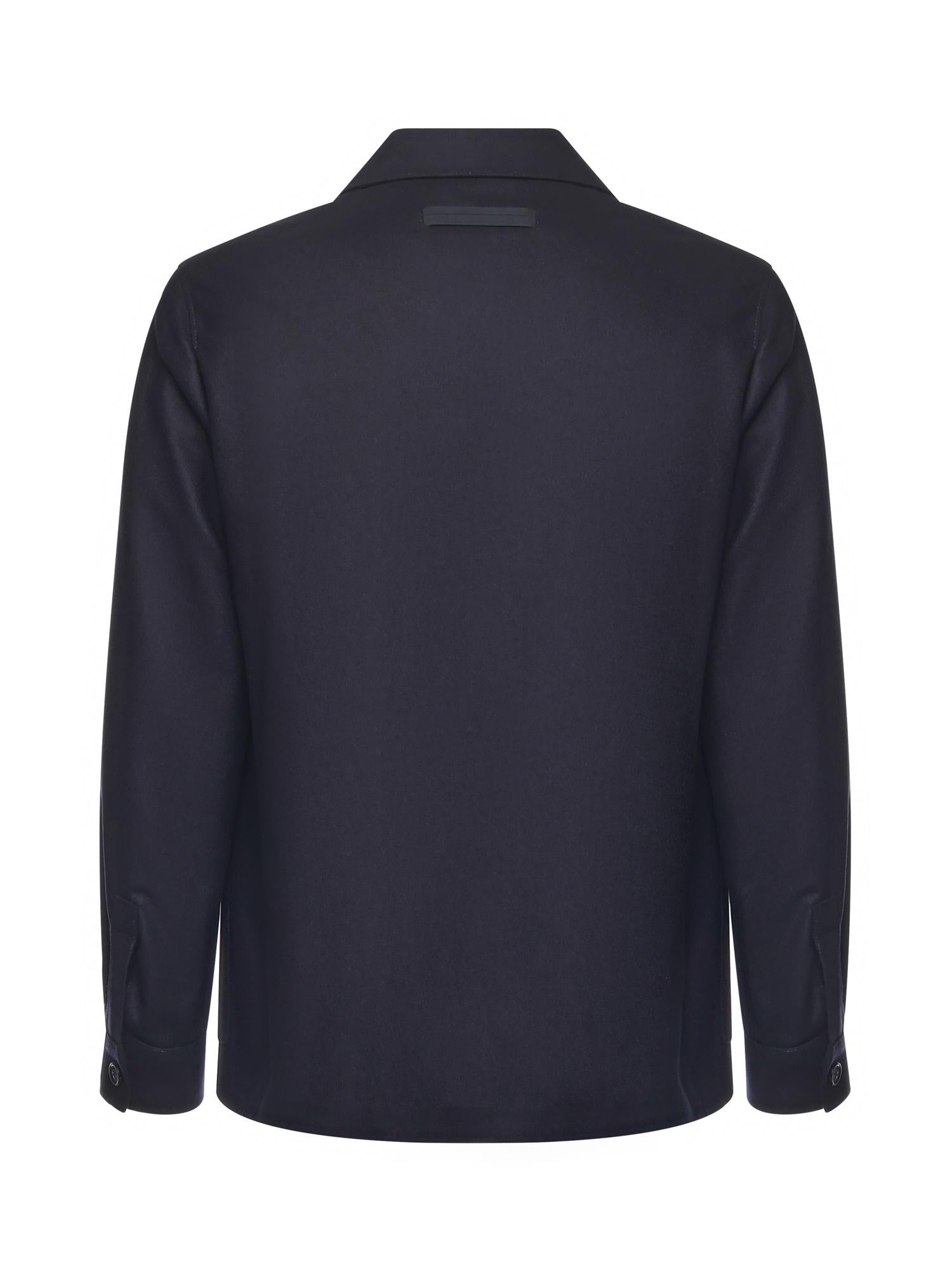 Overshirt in pura lana 231C00A2 1DHAQ07412 ZEGNA
