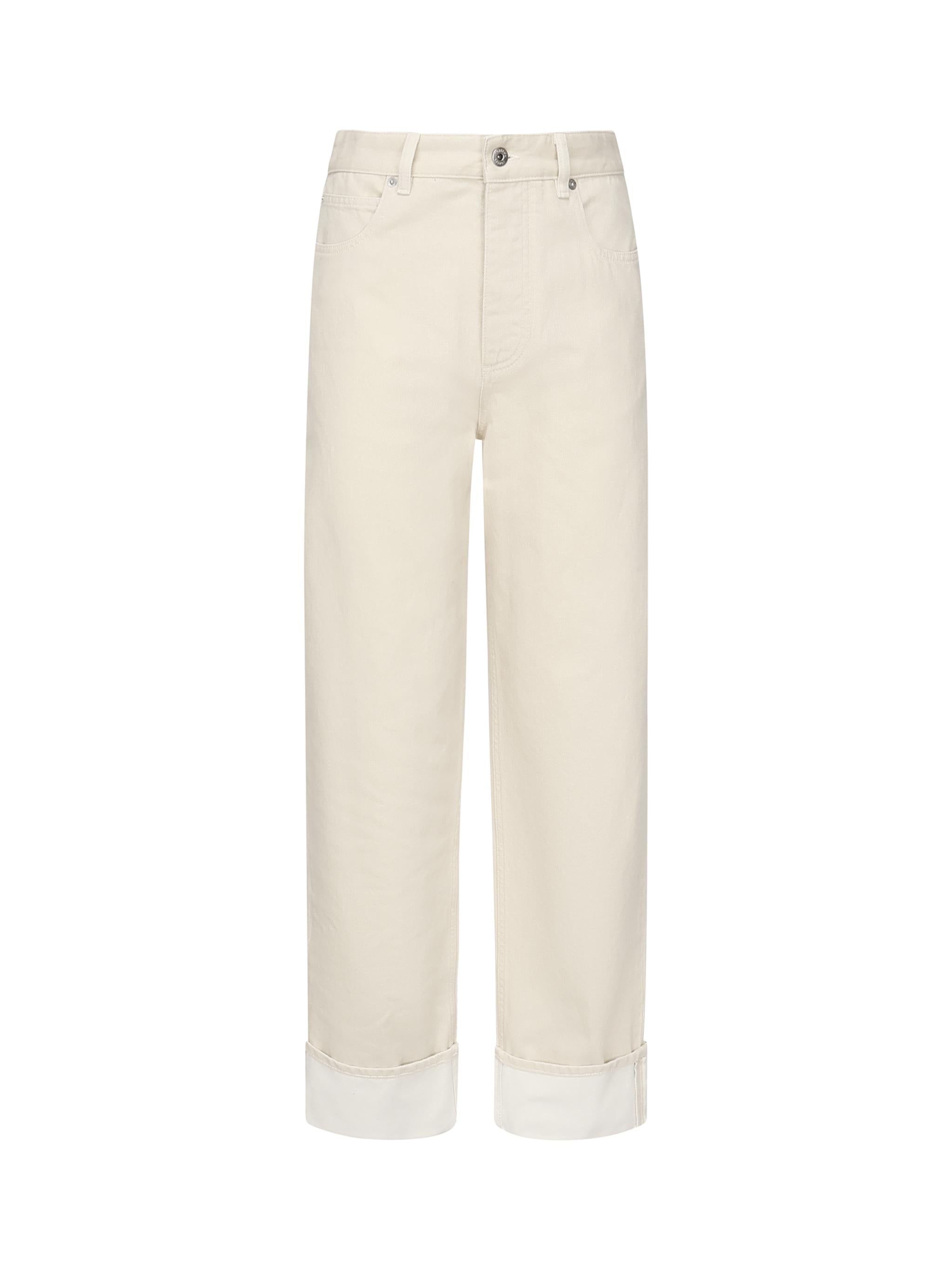 Jeans con risvolto 824659 V5DV09247 BOTTEGA VENETA