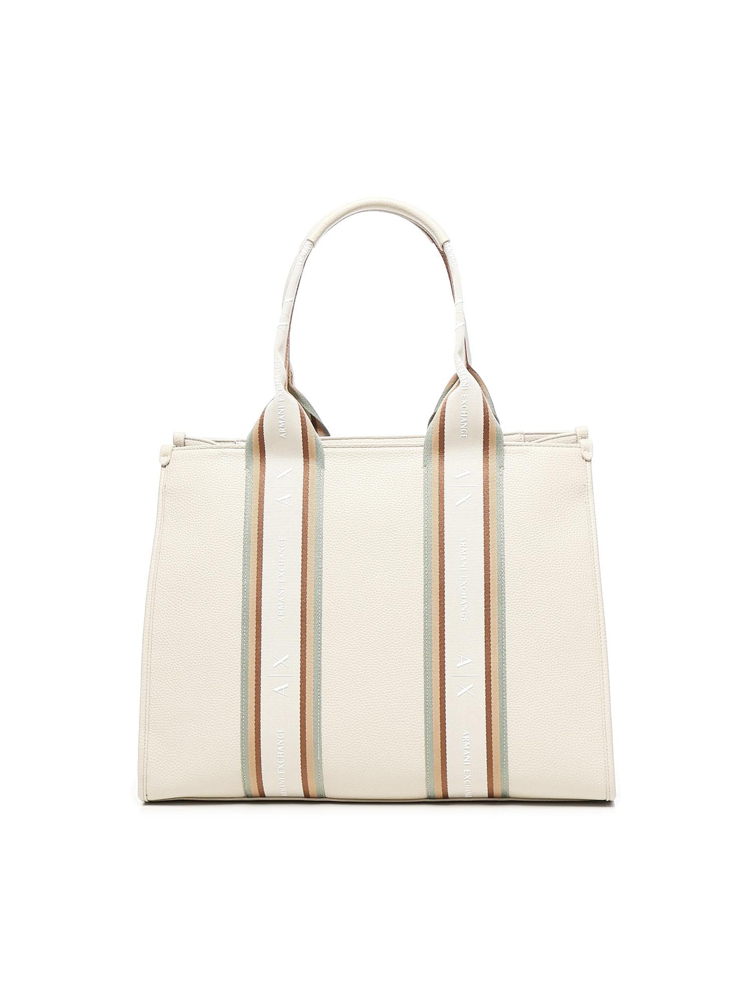 Tote bag con bande a contrasto<BR/> XW000934 AF13685M8126 ARMANI EXCHANGE