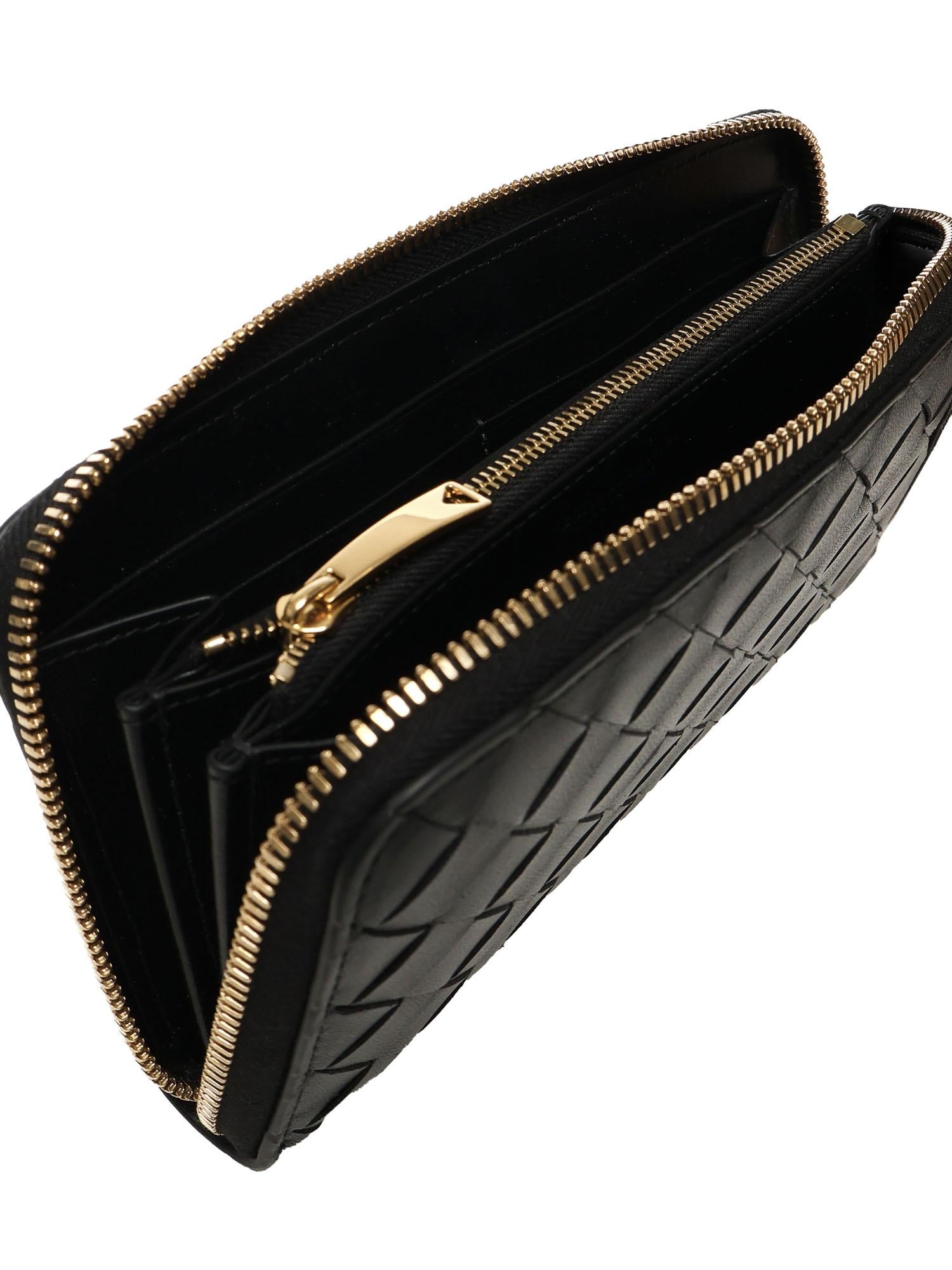 Portafoglio Intrecciato con zip 814674 VCPP28425 BOTTEGA VENETA