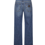 Jeans con patch logo GP0Q8D G8NZ9S9001 DOLCE & GABBANA