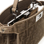 Borsa Peekaboo Small FF jacquard 8BN327 AT14F0EMR FENDI