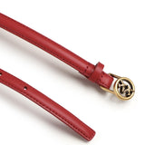 Cintura sottile in pelle<BR/> 105481 A0F1OA4Q PINKO