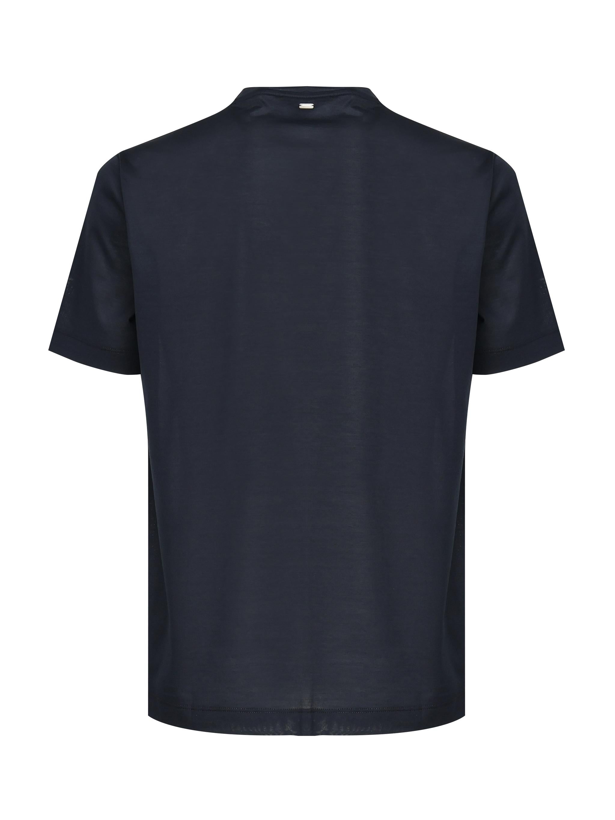 T-shirt in cotone HE841003 BLUE HESKIMO