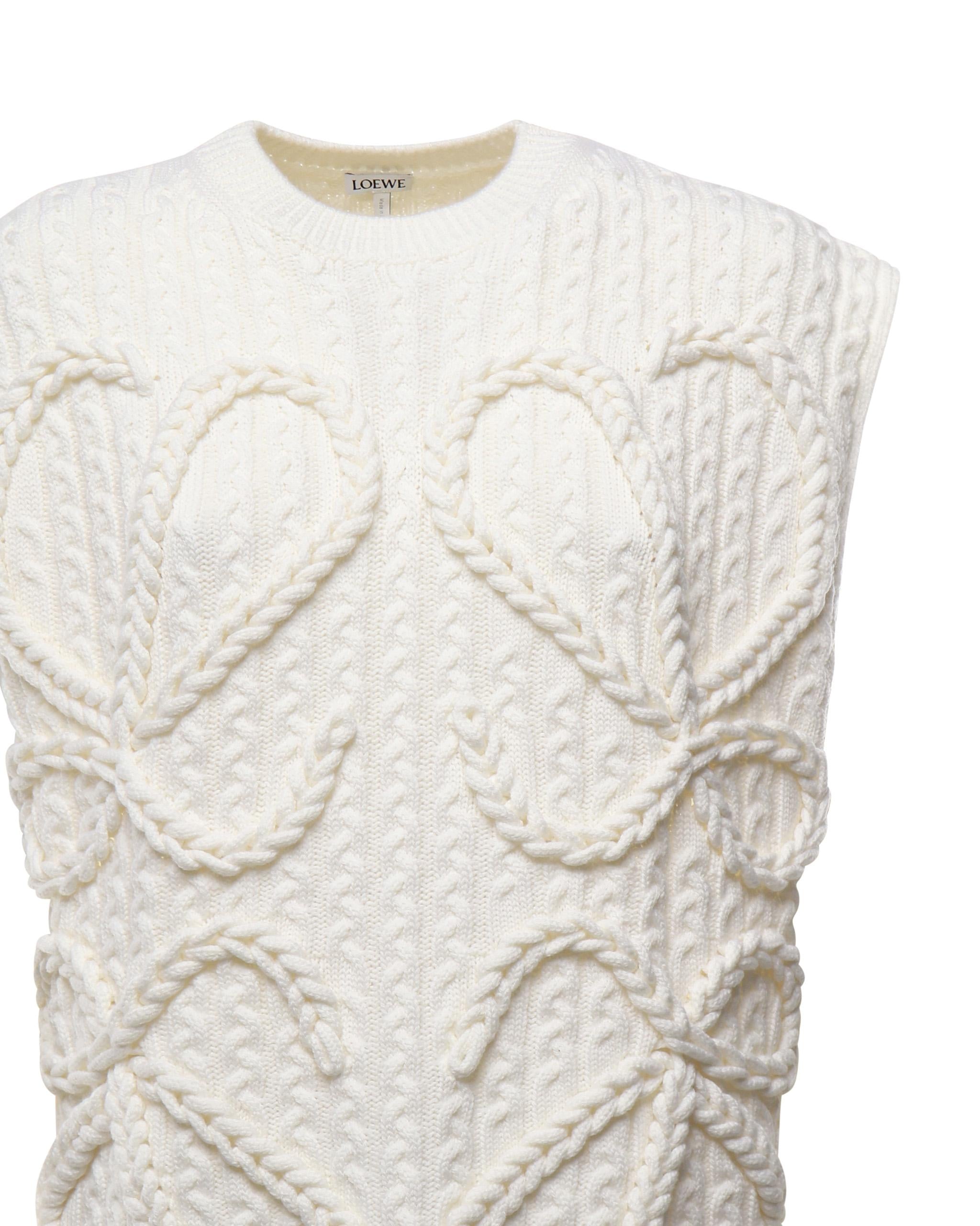 Gilet Anagram in lana<BR/> S359Y14KE4 2100 LOEWE