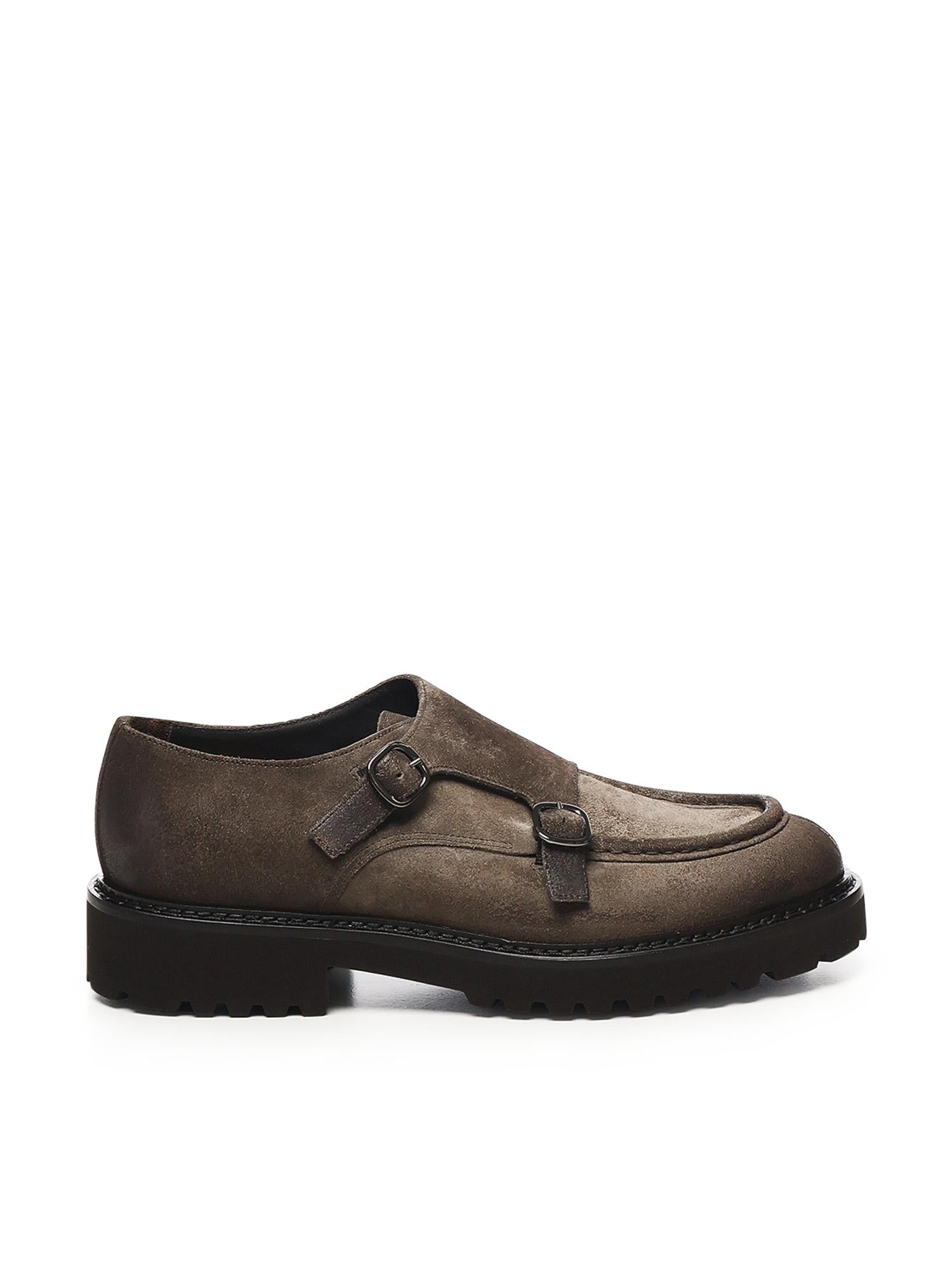Mocassino doppia fibbia in pelle DU2738PHILUF205 TM39 DOUCAL'S