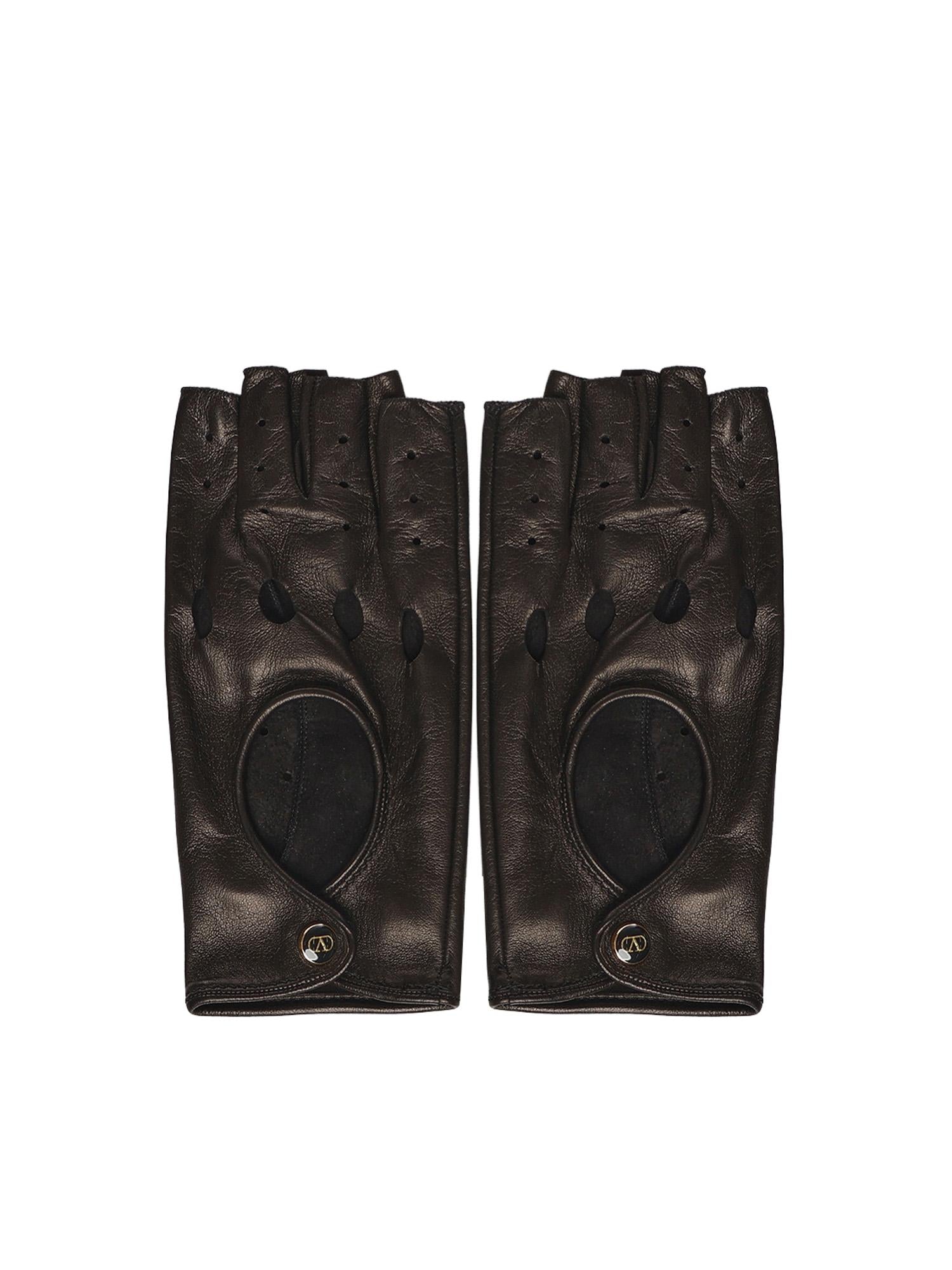 Guanti in pelle con logo 7W2GAA00 LDUN06 VALENTINO GARAVANI