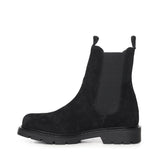 Stivaletti Chelsea in camoscio A56088 NERO CARMENS