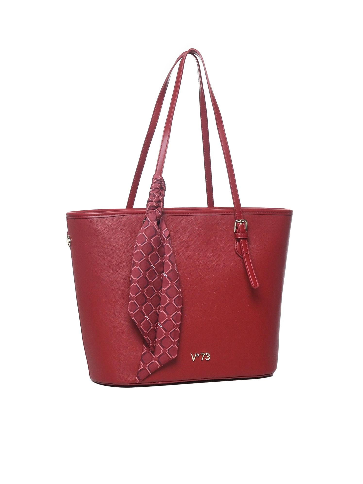 Tote bag in ecopelle Alice 73BS8BR01 ALICERUBINO V° 73