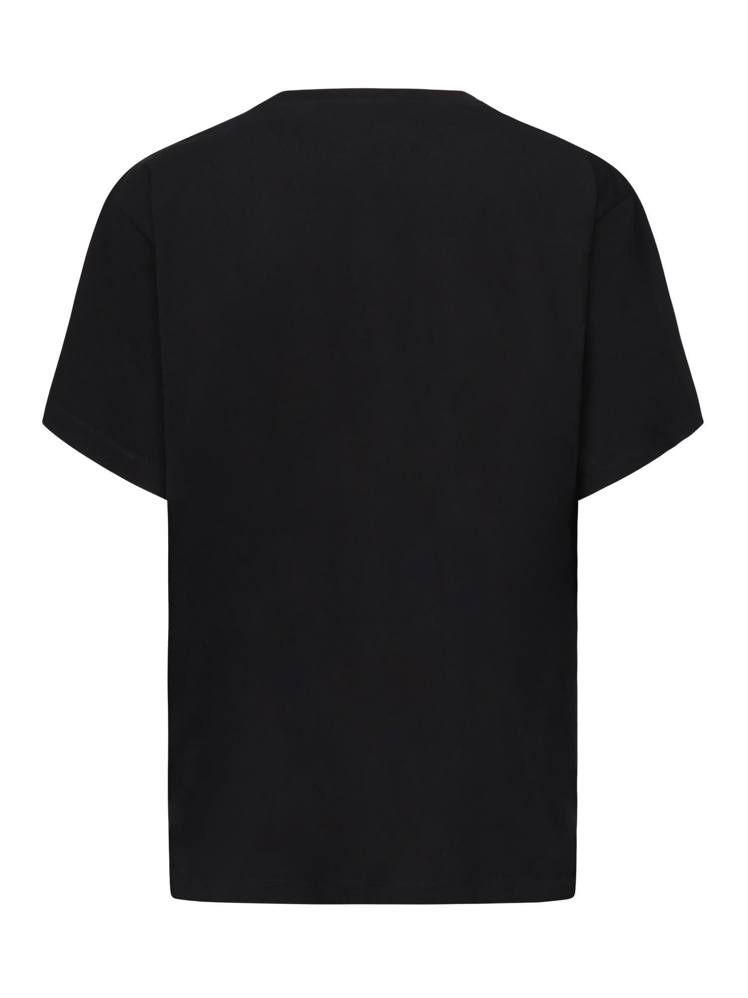 T-shirt in cotone con logo SH0GC0032 S24312900 MM6 Maison Margiela