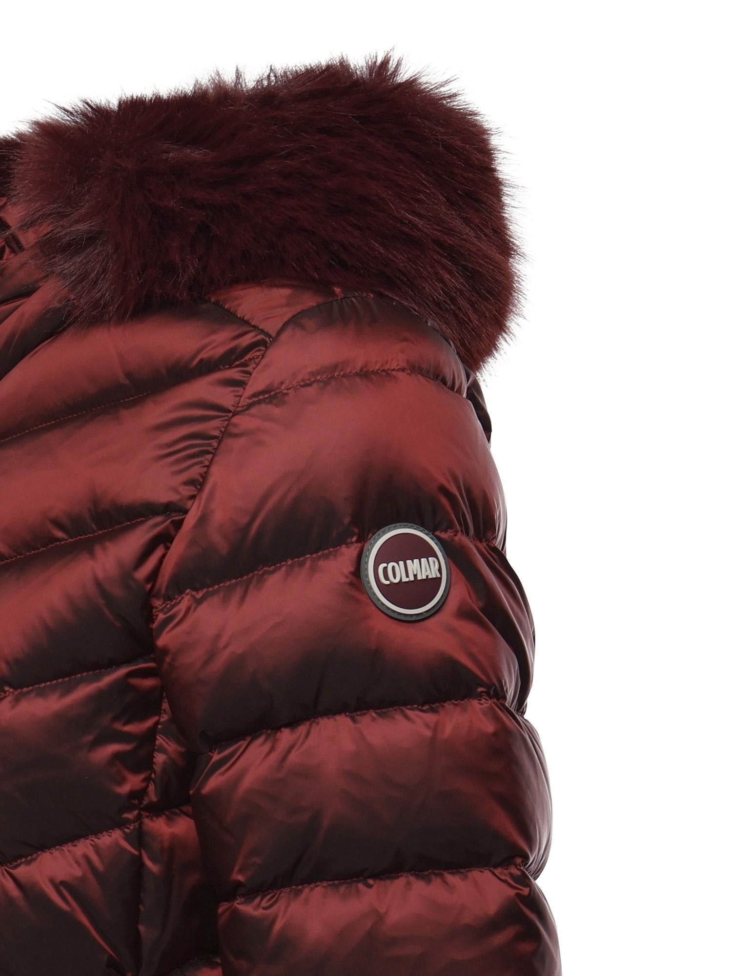Piumino trapuntato con pelliccia sintetica<BR/> 2219E 2YO44 COLMAR ORIGINALS