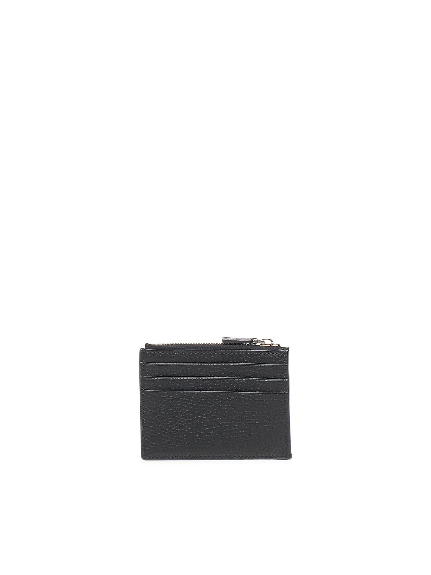 Portacarte Rockstud in vitello granato 7W2P0AI8 VSH0NO VALENTINO GARAVANI