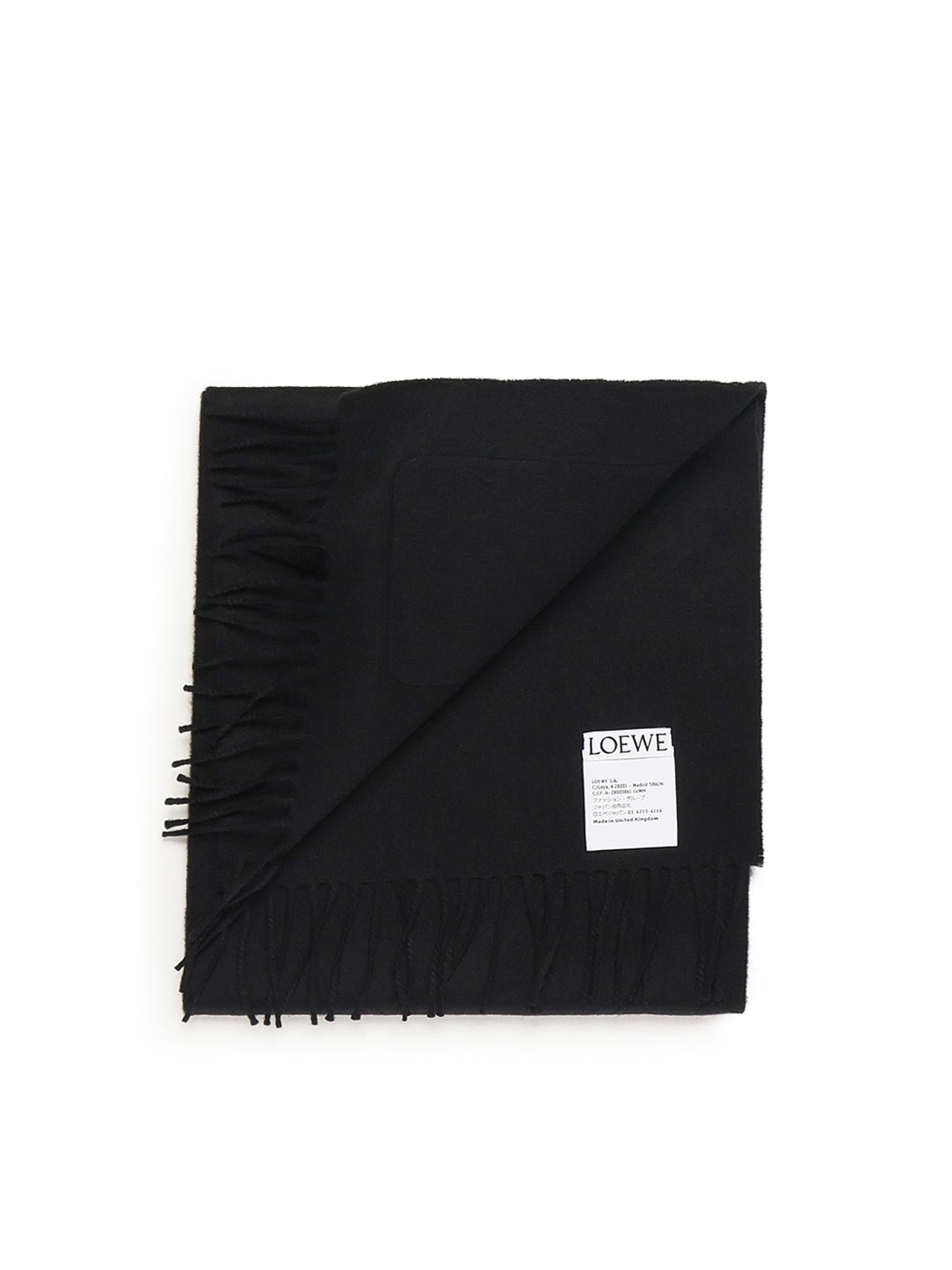 Sciarpa in lana e cashmere FSA5SS1W01 1100 LOEWE