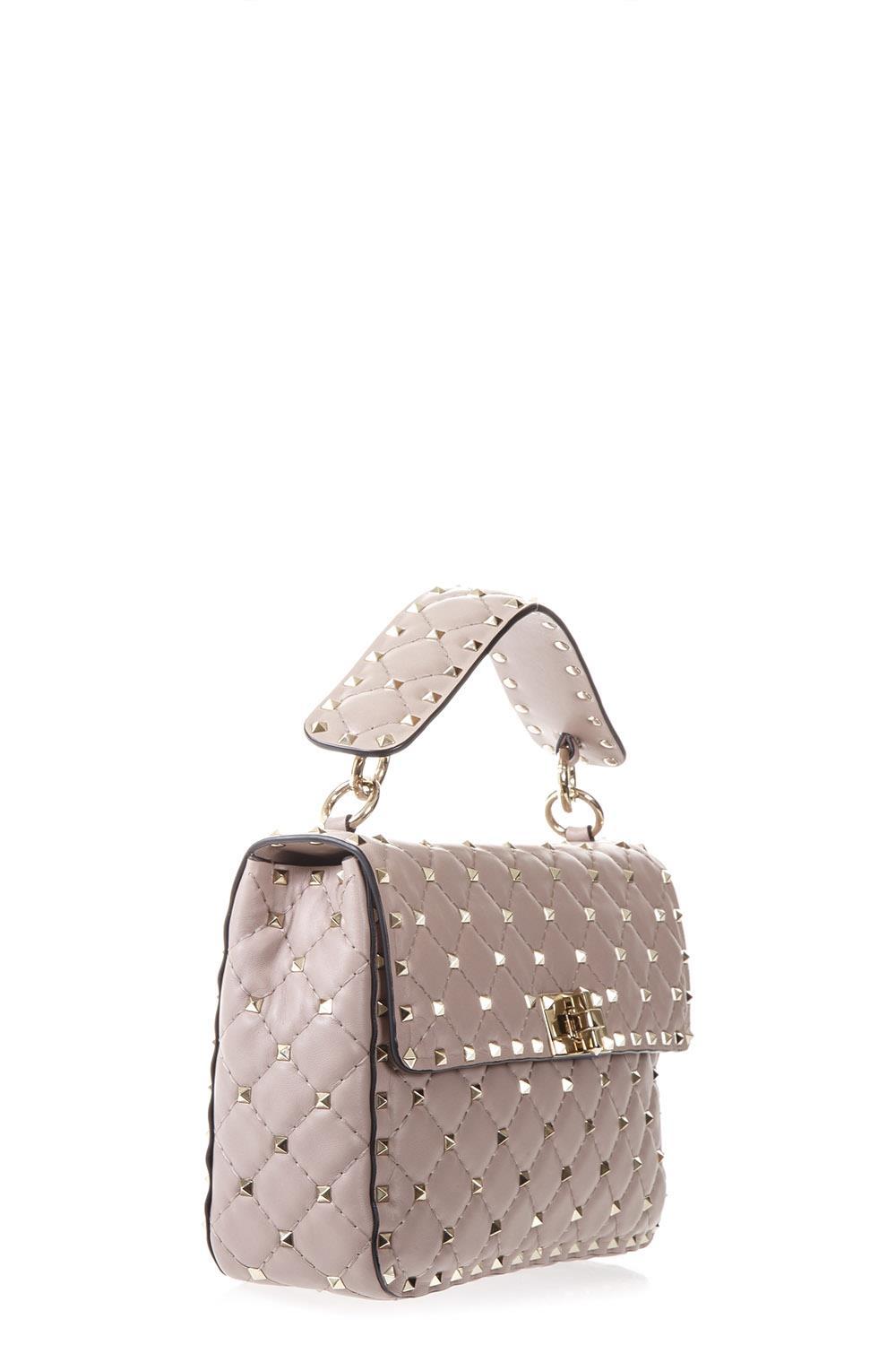 Borsa media con catena Rockstud Spike 7W2B0122 NAPP45 VALENTINO GARAVANI