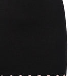Donella Knit Mini Skirt KB0007 BLACK FOR LOVE & LEMONS