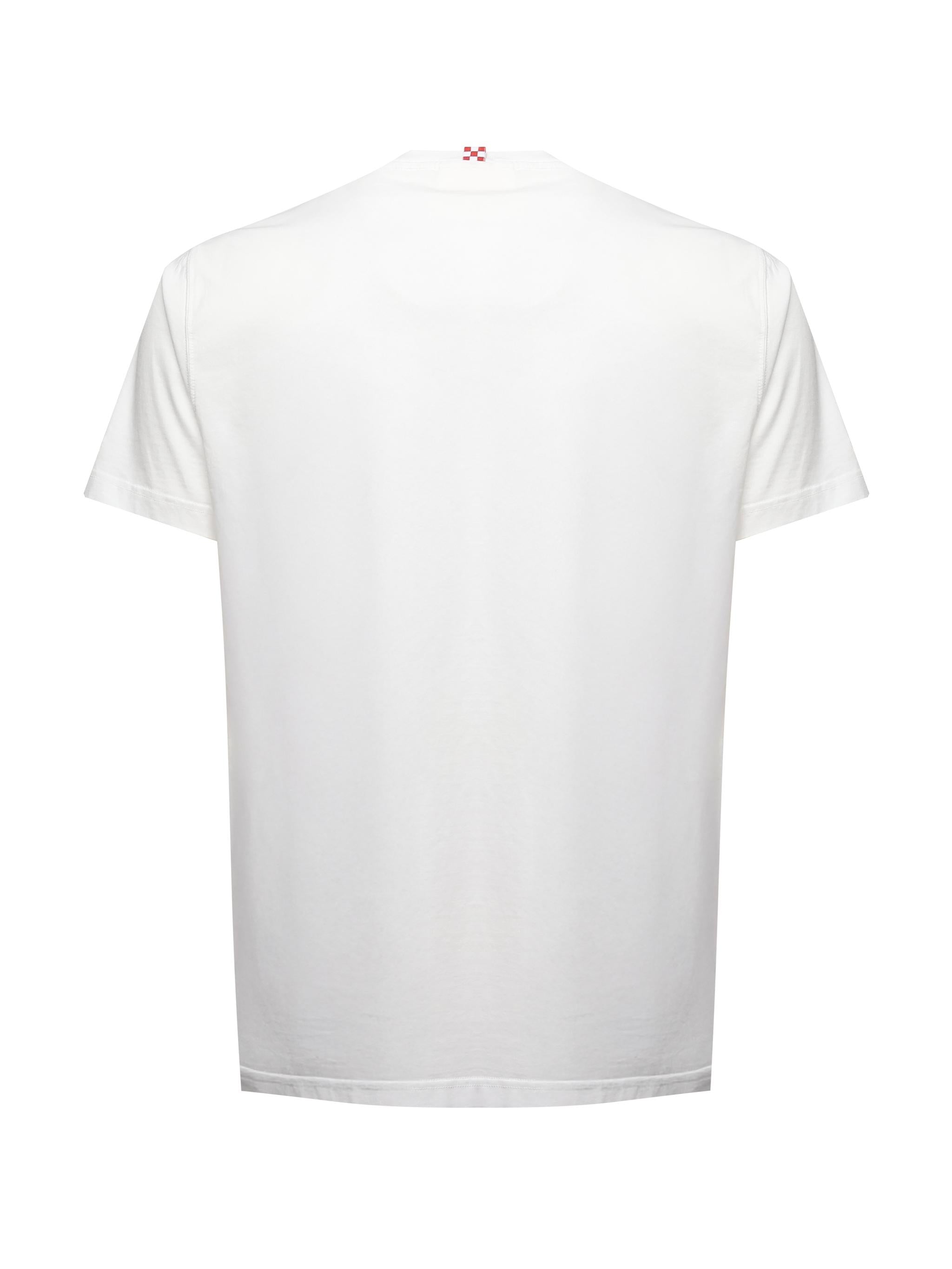 T-shirt con ricamo POT0001 05279H MC2 SAINT BARTH
