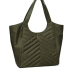 Borsa shopper in tessuto trapunta puzzle 104536 A1EUX25Q PINKO