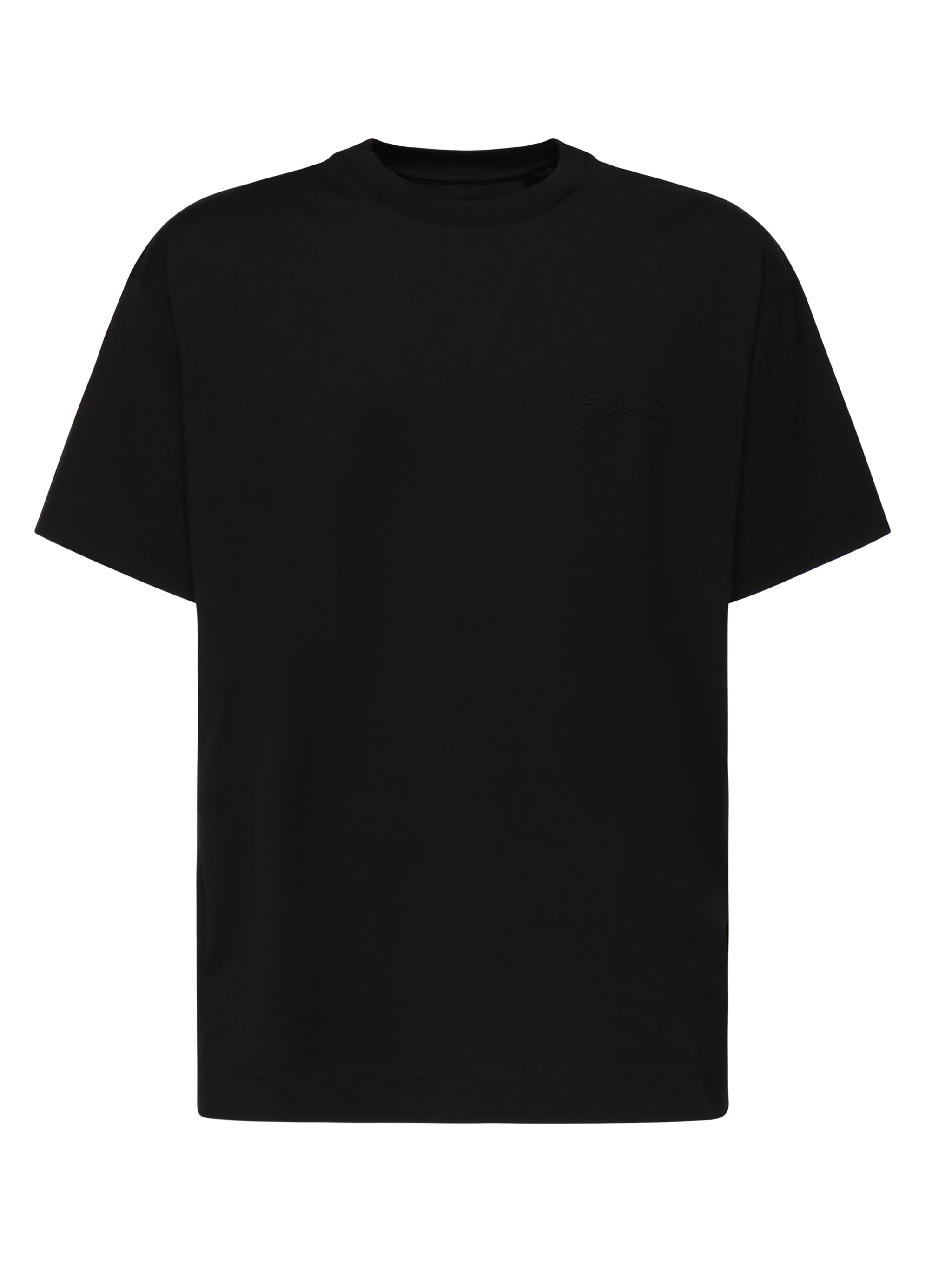 T-shirt con logo BM71MG3YP1 001 GIVENCHY