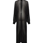 Abito Kim in georgette 25FWNAB-0004 BLACK NINEMINUTES