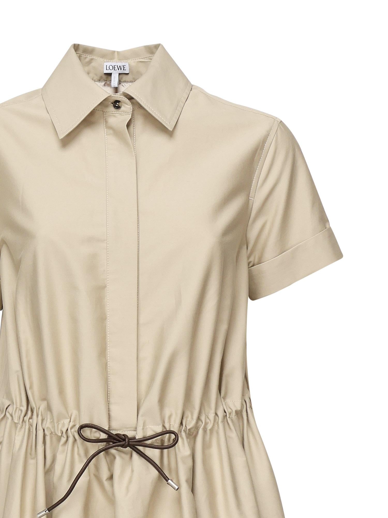 Abito in cotone e seta S359Y09XJF 2140 LOEWE