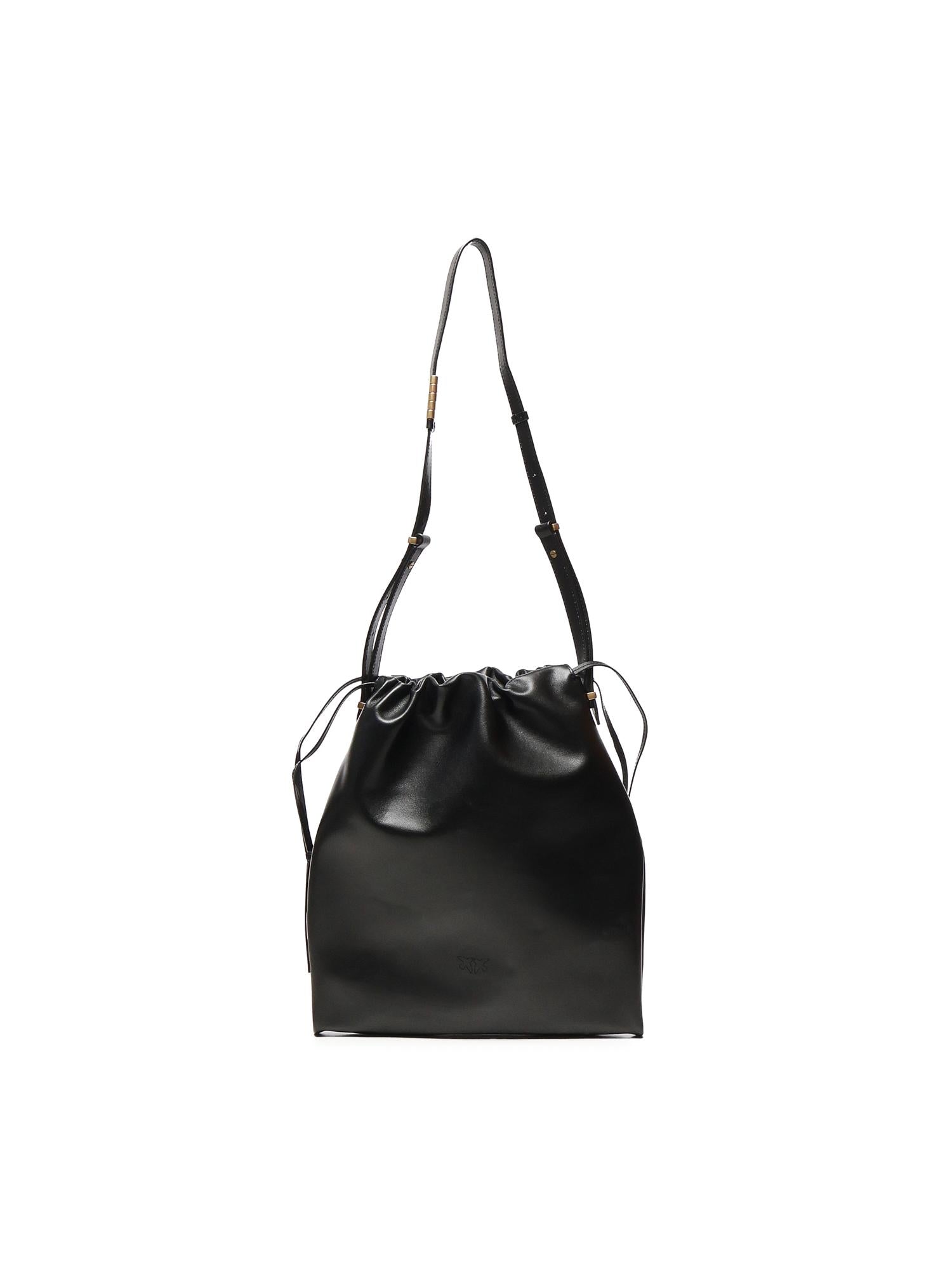 Borsa a spalla con logo 104359 A0QOZ99Q PINKO