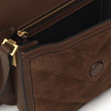 Borsa a spalla piccola Mini Love Bag Box in pelle scamosciata<BR/> 104297 A2JHL74V PINKO