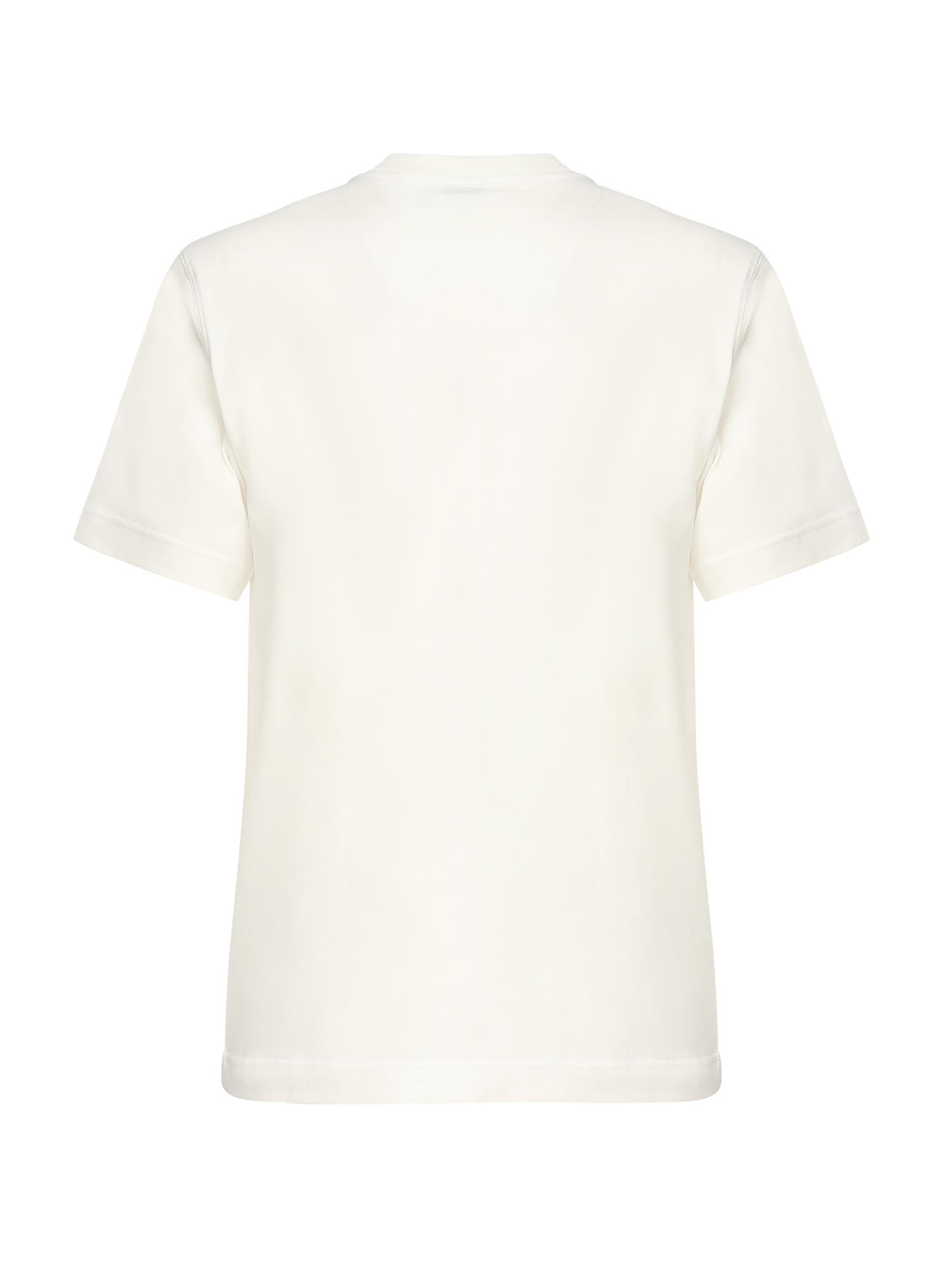 T-shirt in cotone con Knight Stamp 8110112 B7078 BURBERRY