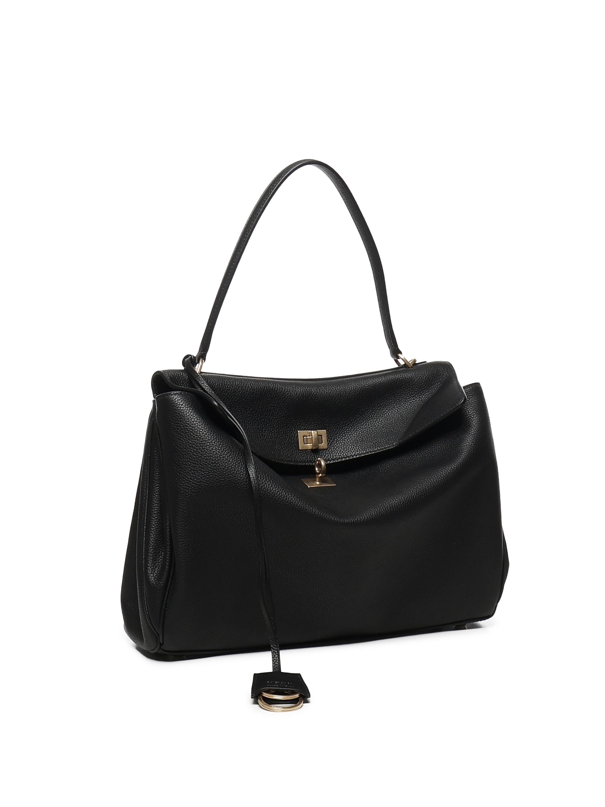 Borsa Rodeo Media in pelle di vitello martellata 789772 2ABV51000 BALENCIAGA