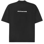 T-shirt in cotone con stampa TS002003 BLK BONSAI