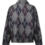 Camicia rombi in flanella SH002002 WHT BONSAI