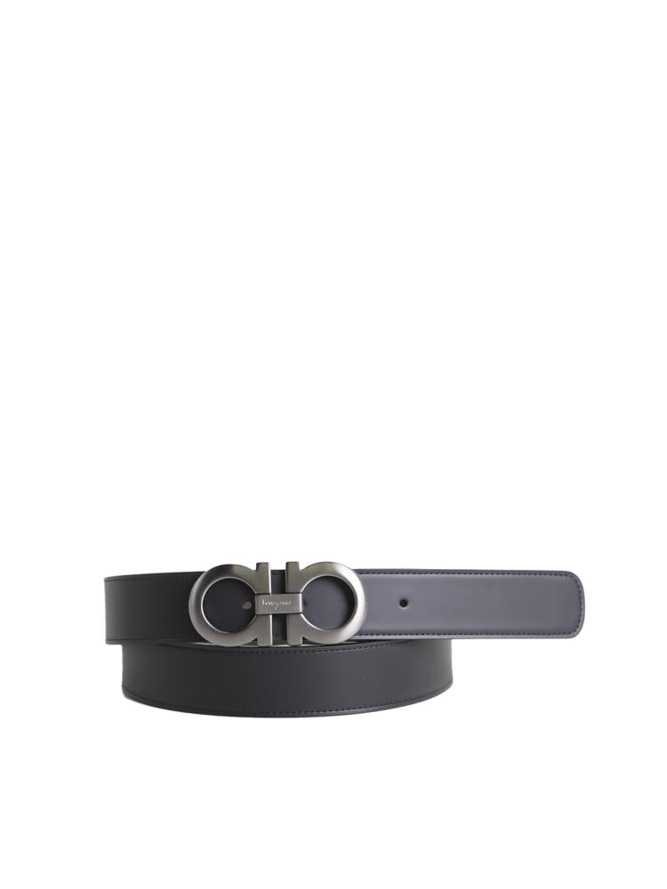Cintura reversibile Gancini 675542 464231017 FERRAGAMO