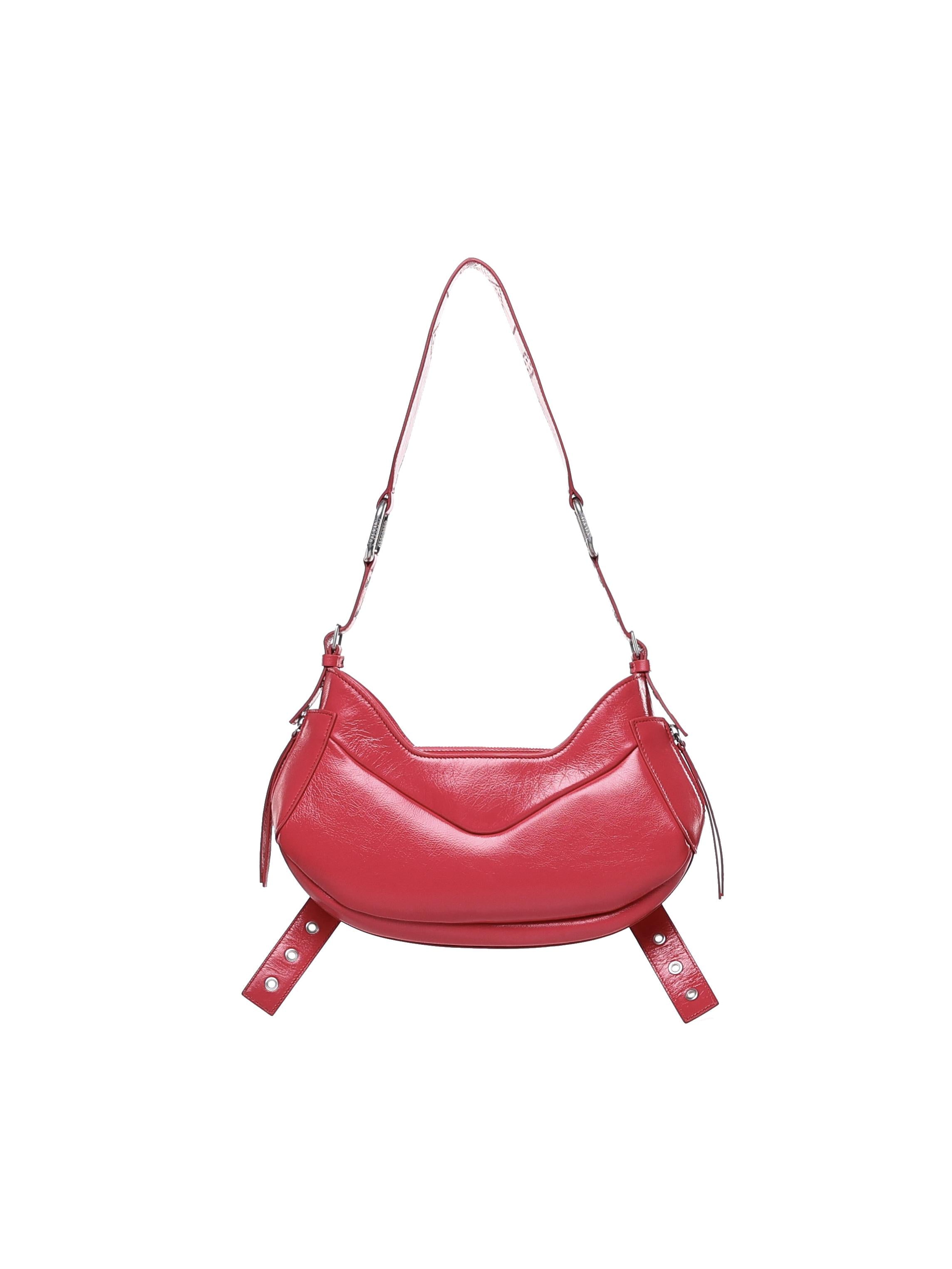 Borsa a spalla Y2K.001 FBBP70001STR -CILIEGIA/NIKEL BIASIA