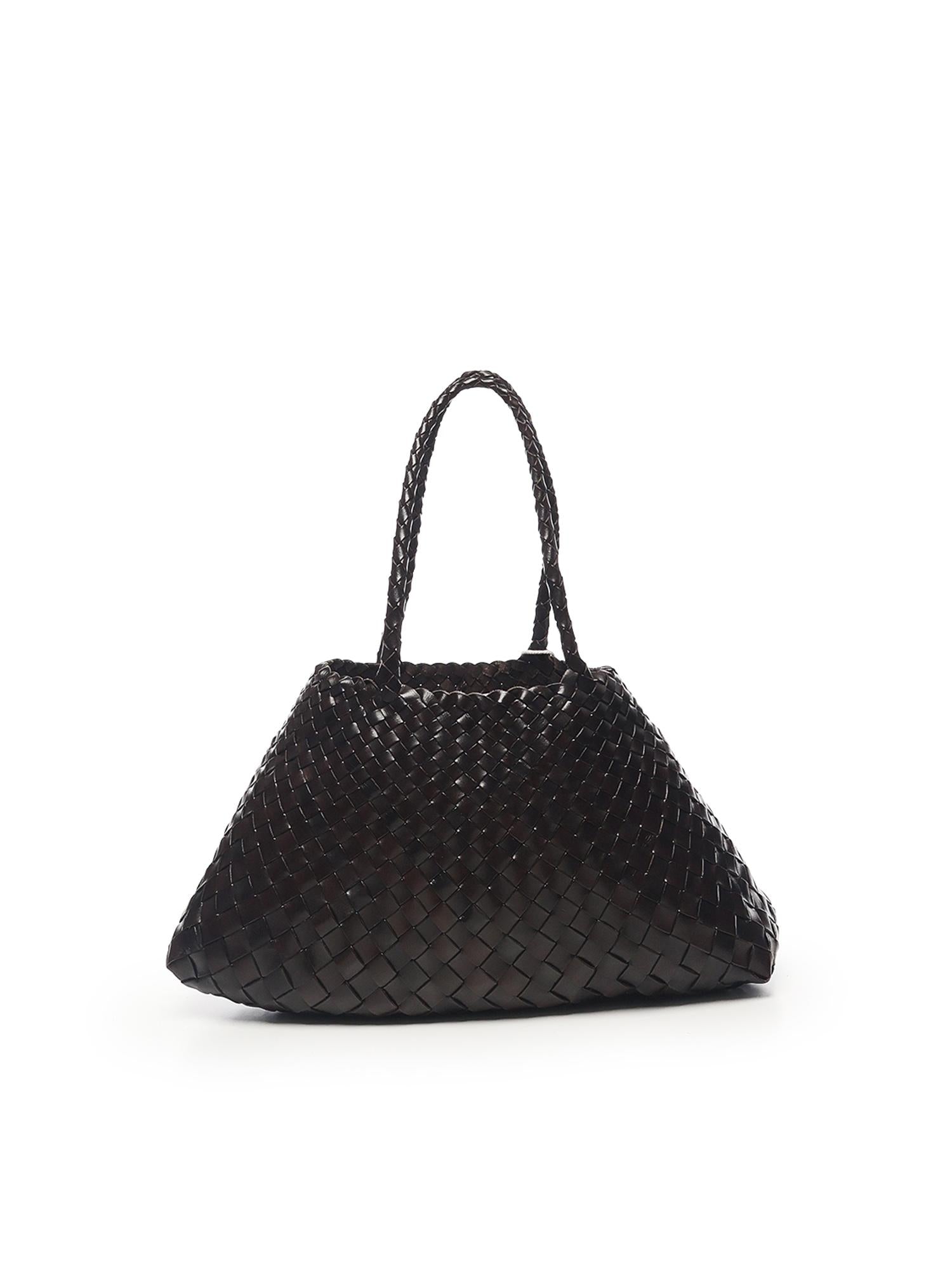 Borsa santa croce big 8892 DARK BROWN DRAGON DIFFUSION