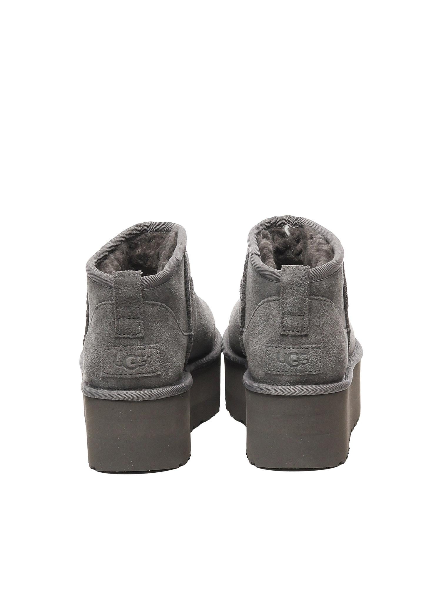 Stivali classic ultra mini con plateau 1135092 CHRC UGG