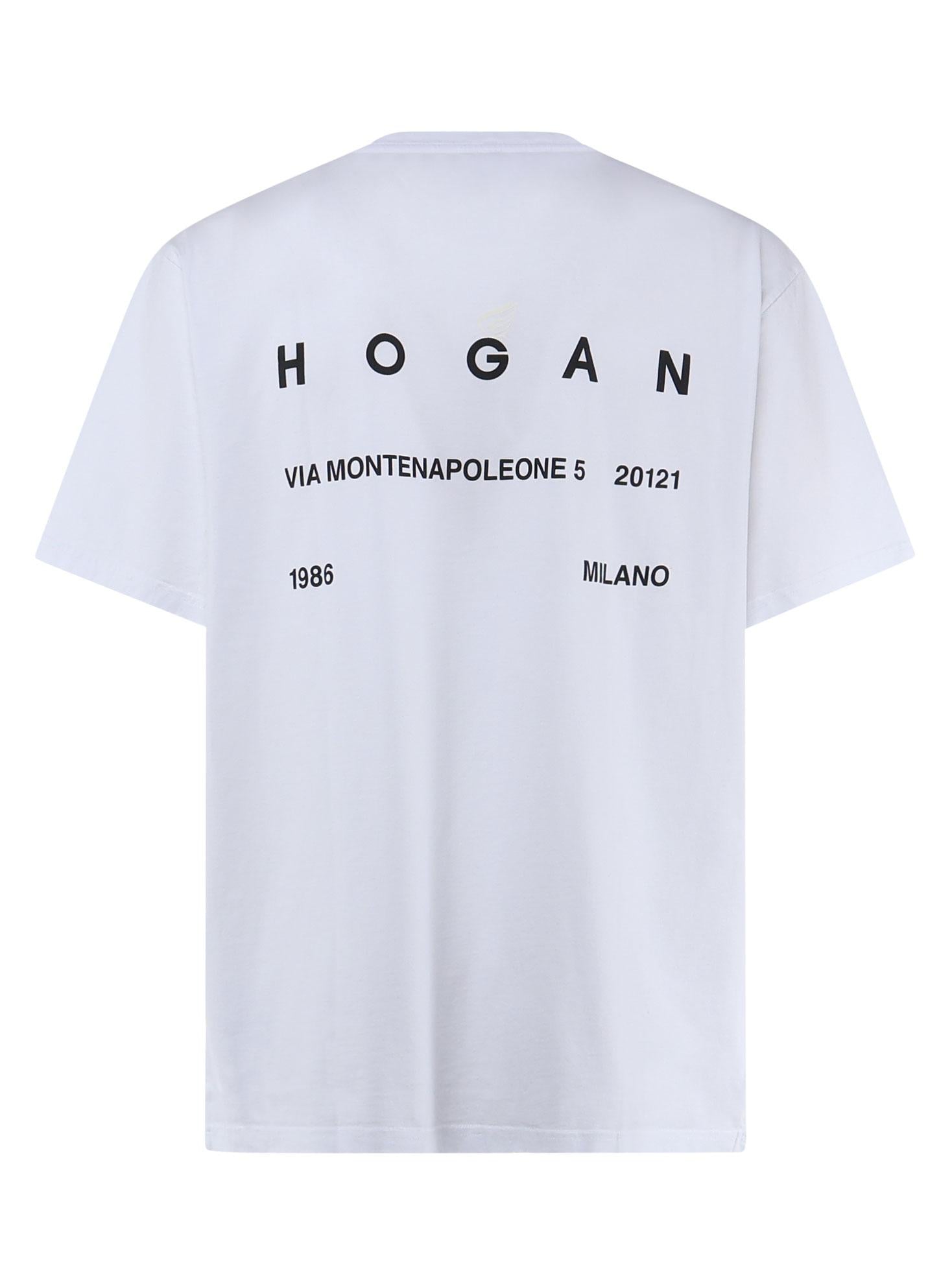 T-shirt con logo KQUB3492020WNR B001 HOGAN